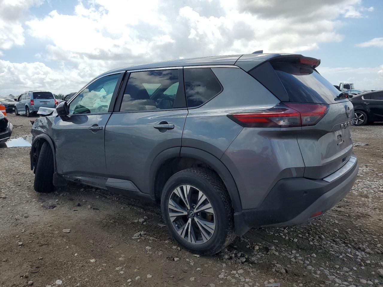 2023 Nissan Rogue Sv Серый vin: 5N1BT3BAXPC867630