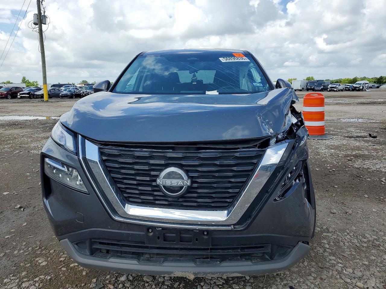 2023 Nissan Rogue Sv Серый vin: 5N1BT3BAXPC867630