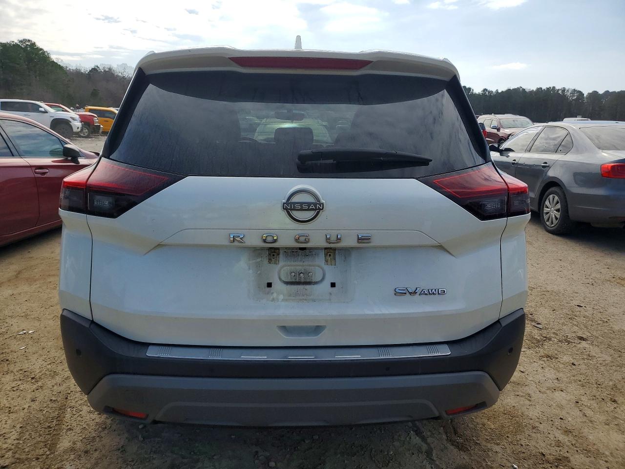 2023 Nissan Rogue Sv White vin: 5N1BT3BB0PC784815