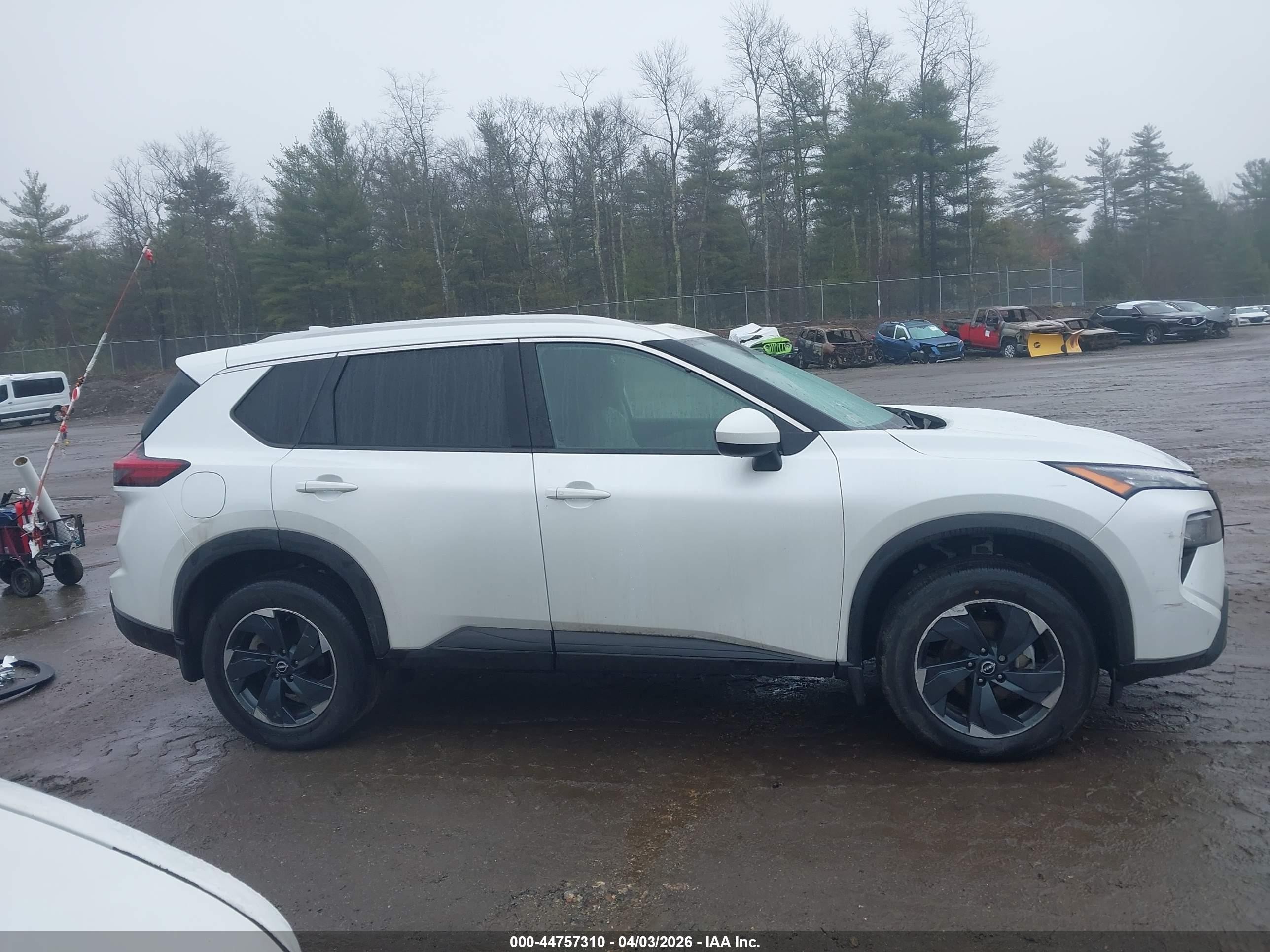 2024 Nissan Rogue Sv Intelligent Awd White vin: 5N1BT3BB0RC736086