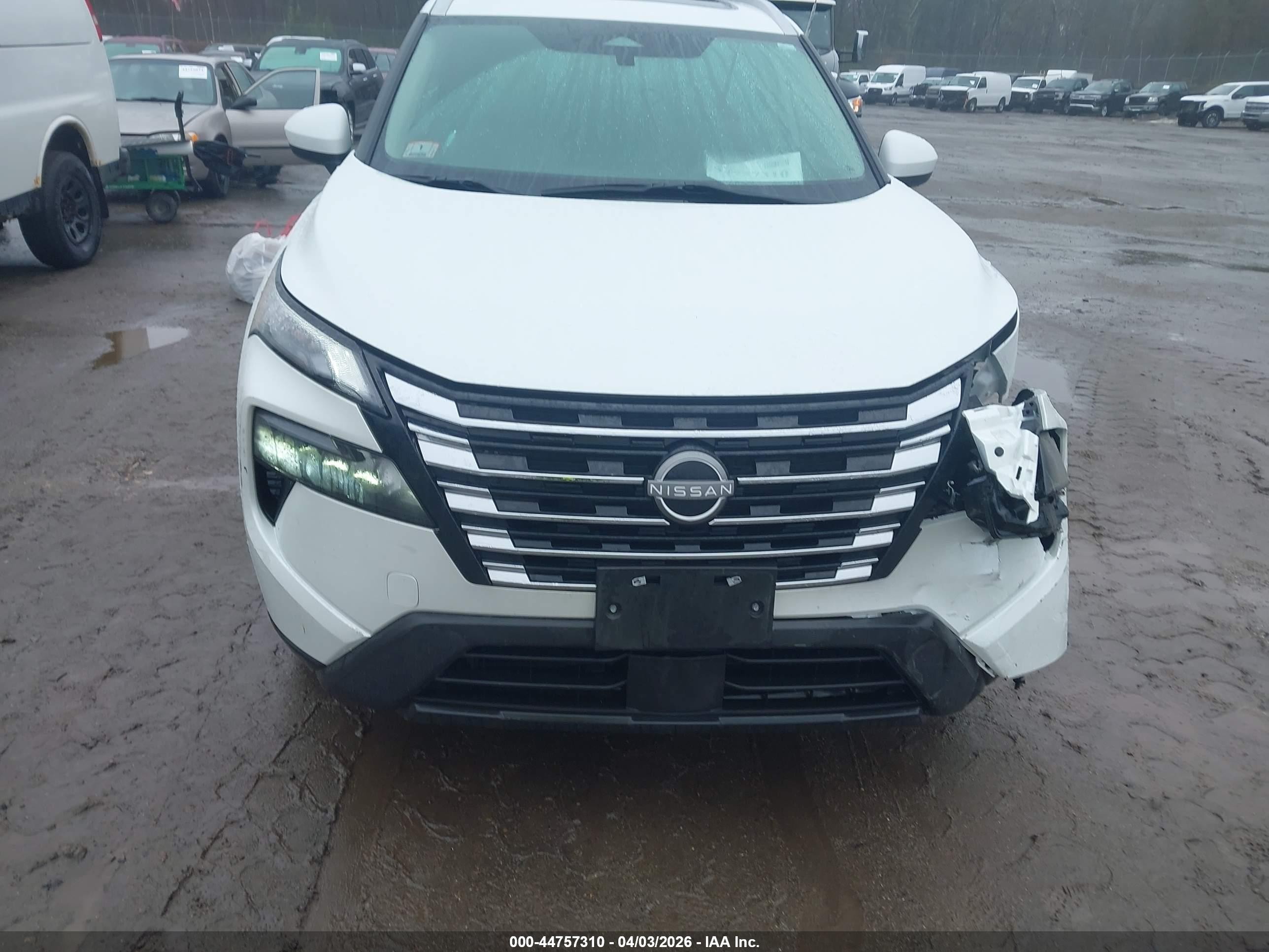 2024 Nissan Rogue Sv Intelligent Awd White vin: 5N1BT3BB0RC736086