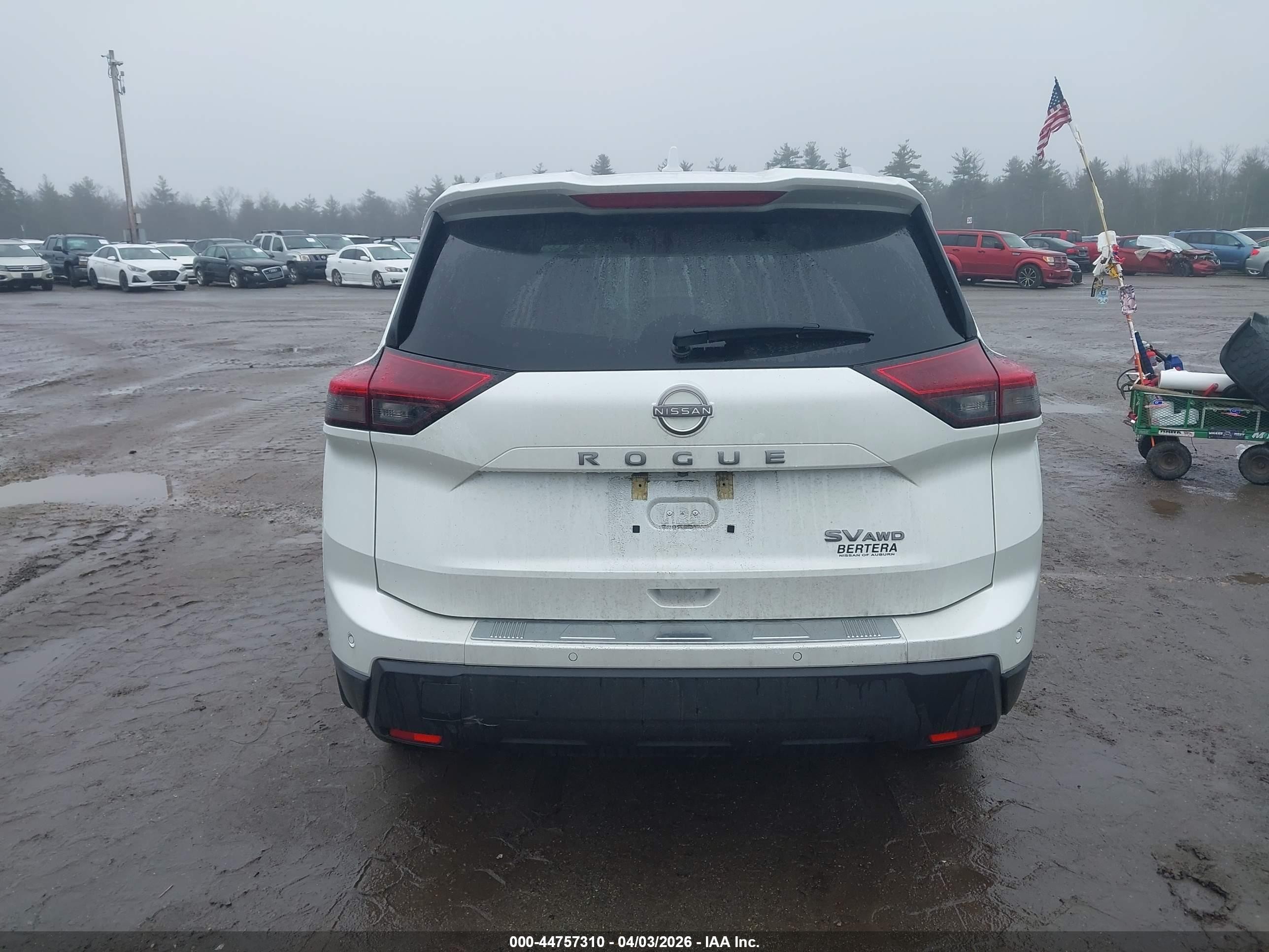 2024 Nissan Rogue Sv Intelligent Awd White vin: 5N1BT3BB0RC736086