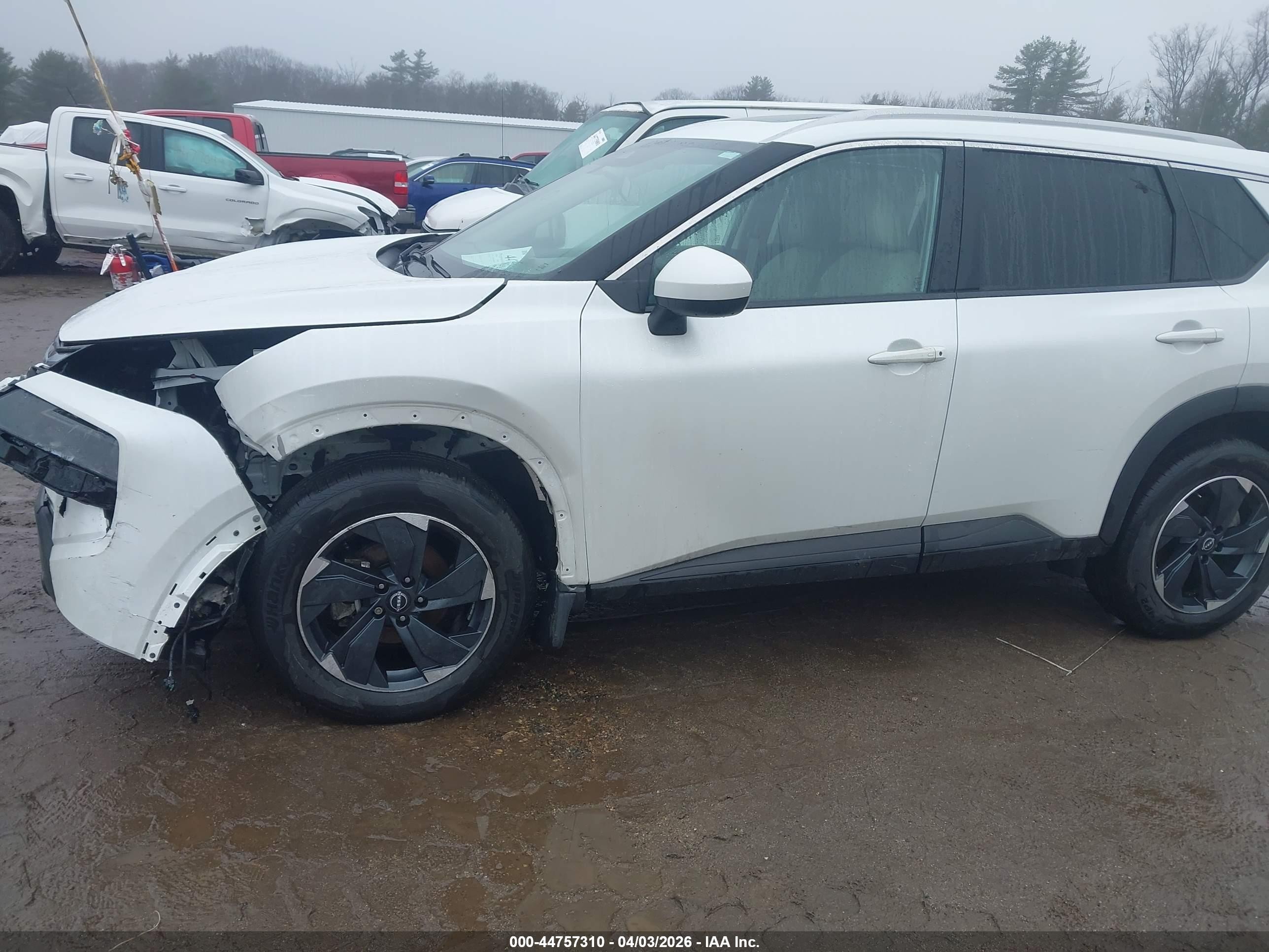 2024 Nissan Rogue Sv Intelligent Awd White vin: 5N1BT3BB0RC736086