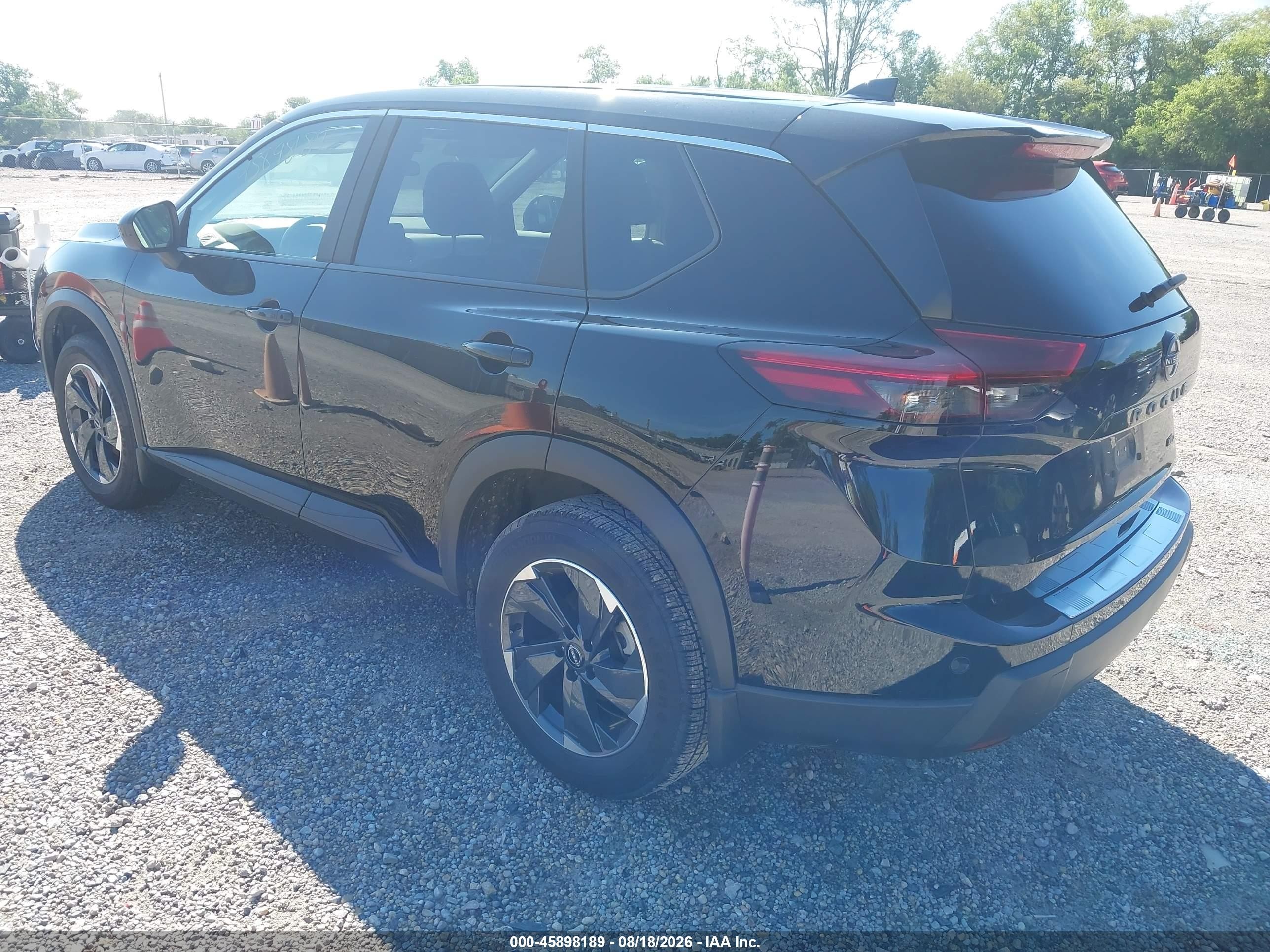 2025 Nissan Rogue Sv Intelligent Awd Black vin: 5N1BT3BB1SC788140