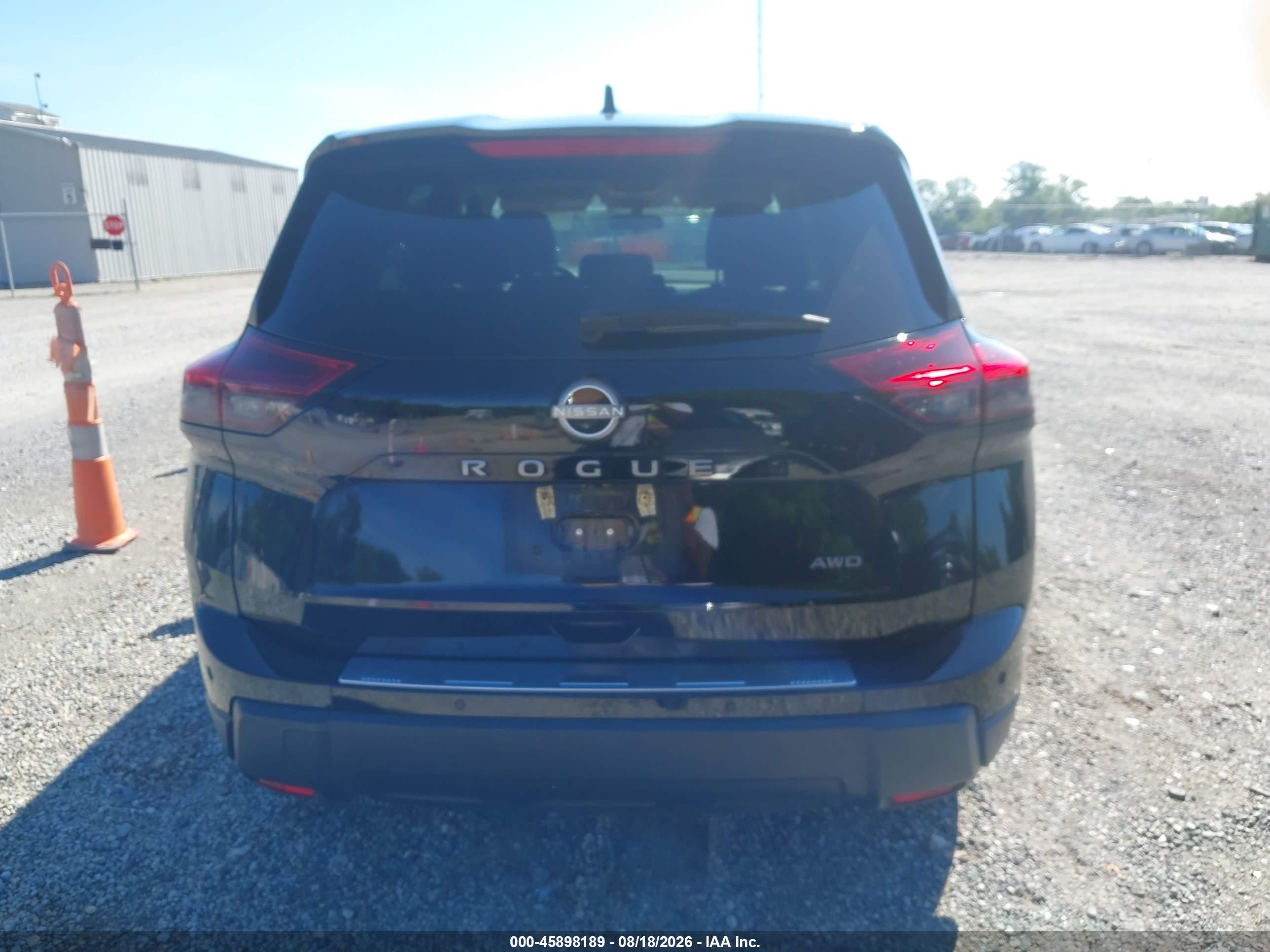 2025 Nissan Rogue Sv Intelligent Awd Black vin: 5N1BT3BB1SC788140