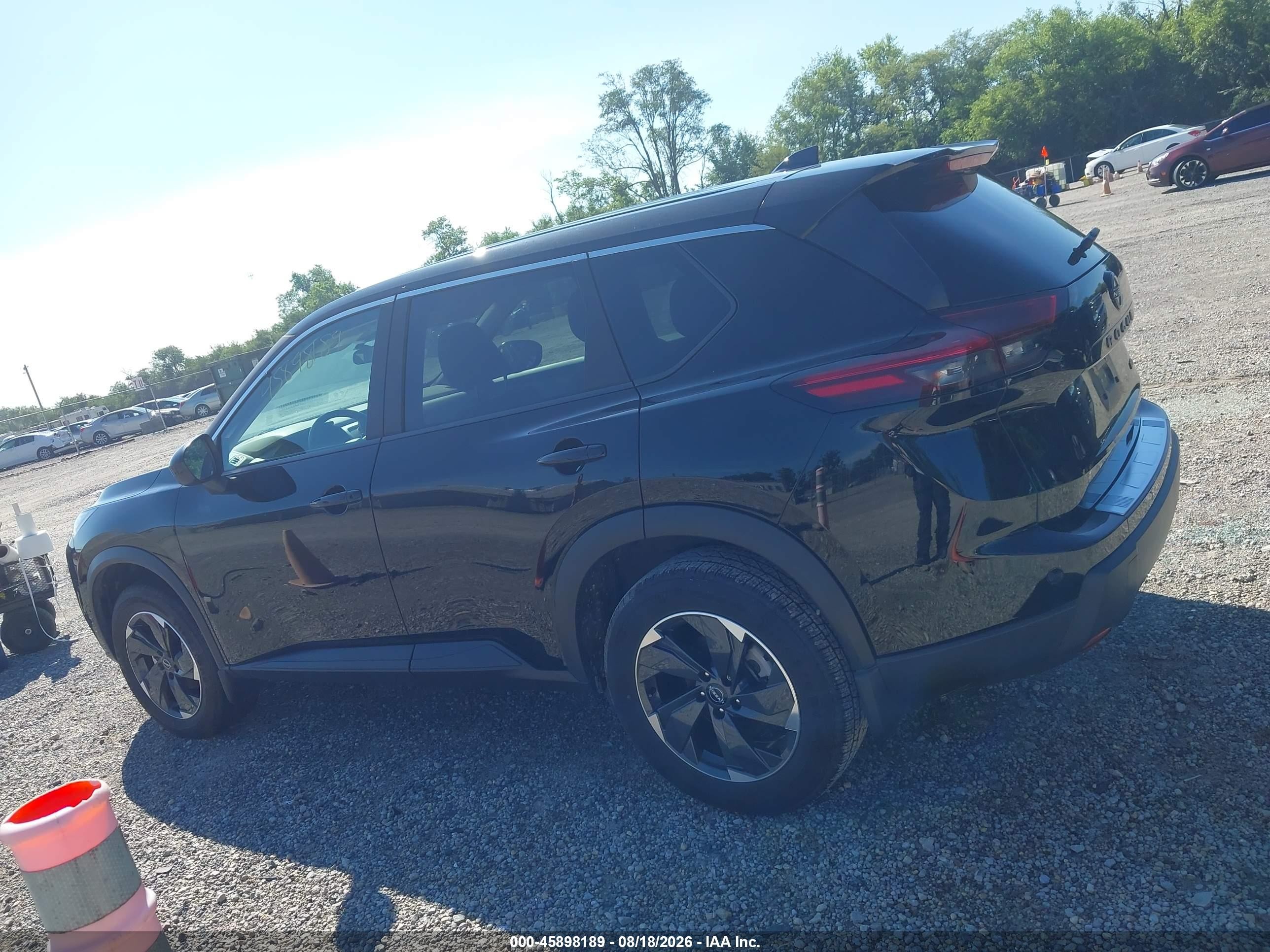 2025 Nissan Rogue Sv Intelligent Awd Black vin: 5N1BT3BB1SC788140