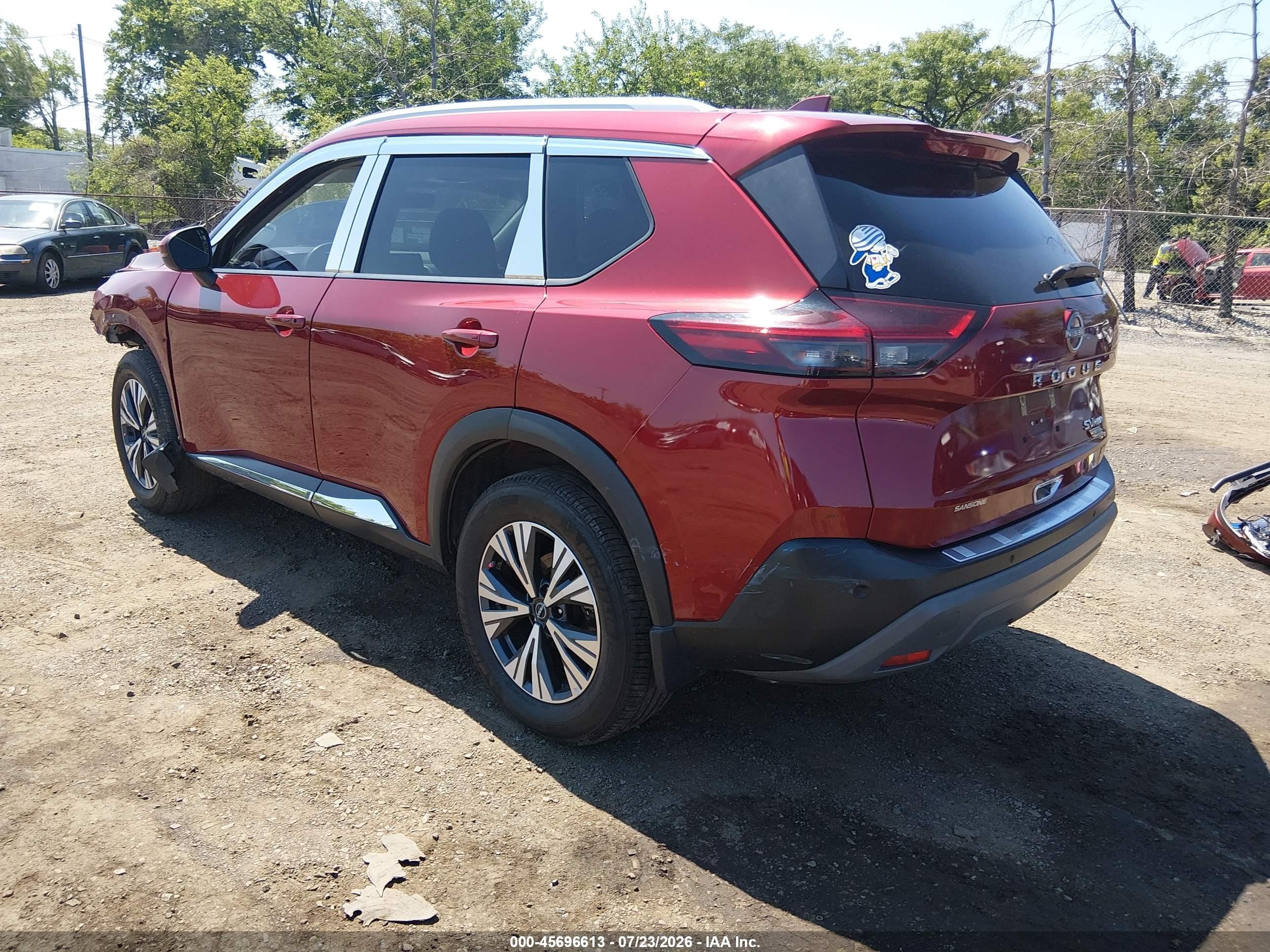 2023 Nissan Rogue Sv Intelligent Awd Red vin: 5N1BT3BB3PC671392