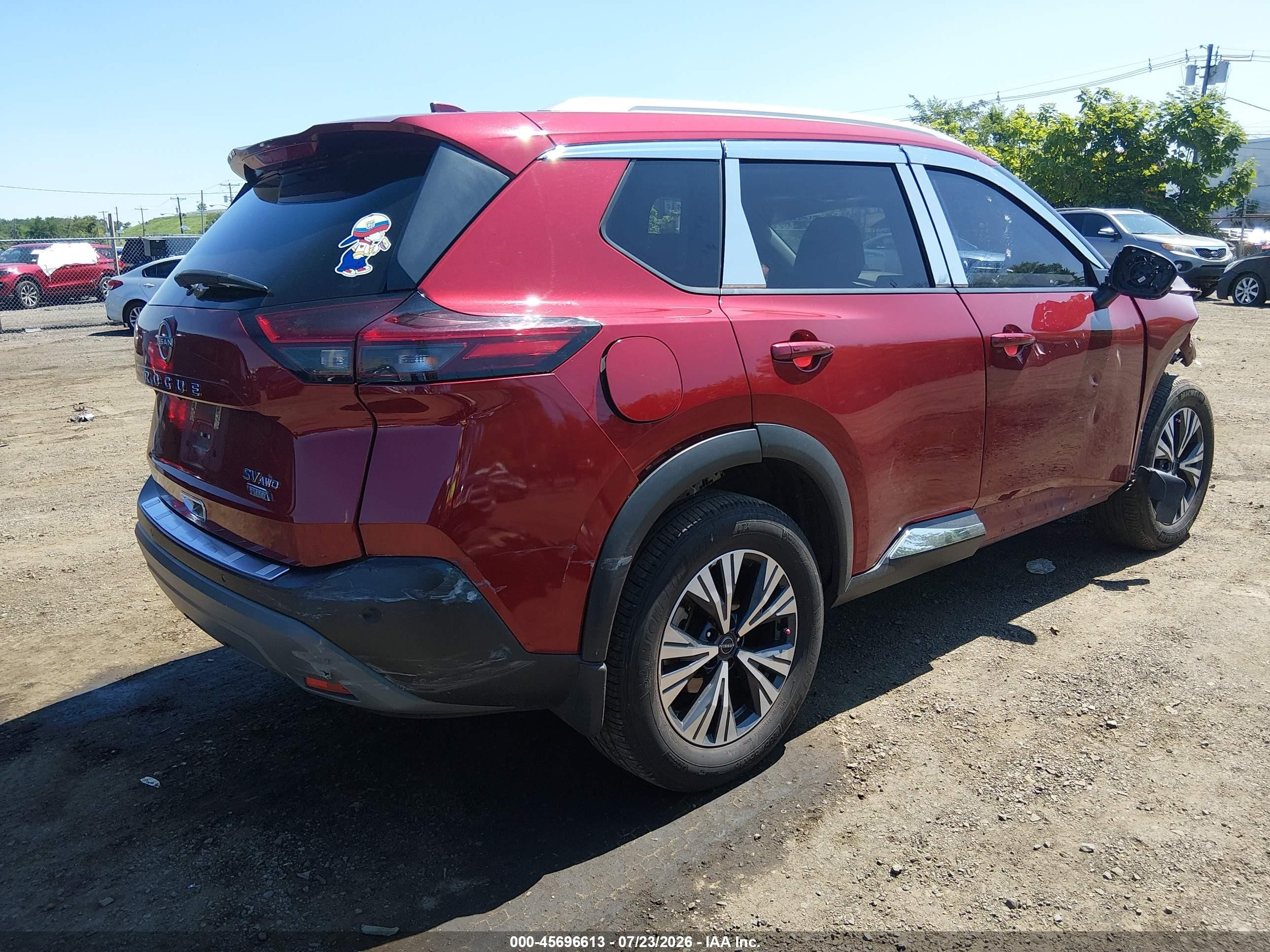 2023 Nissan Rogue Sv Intelligent Awd Red vin: 5N1BT3BB3PC671392