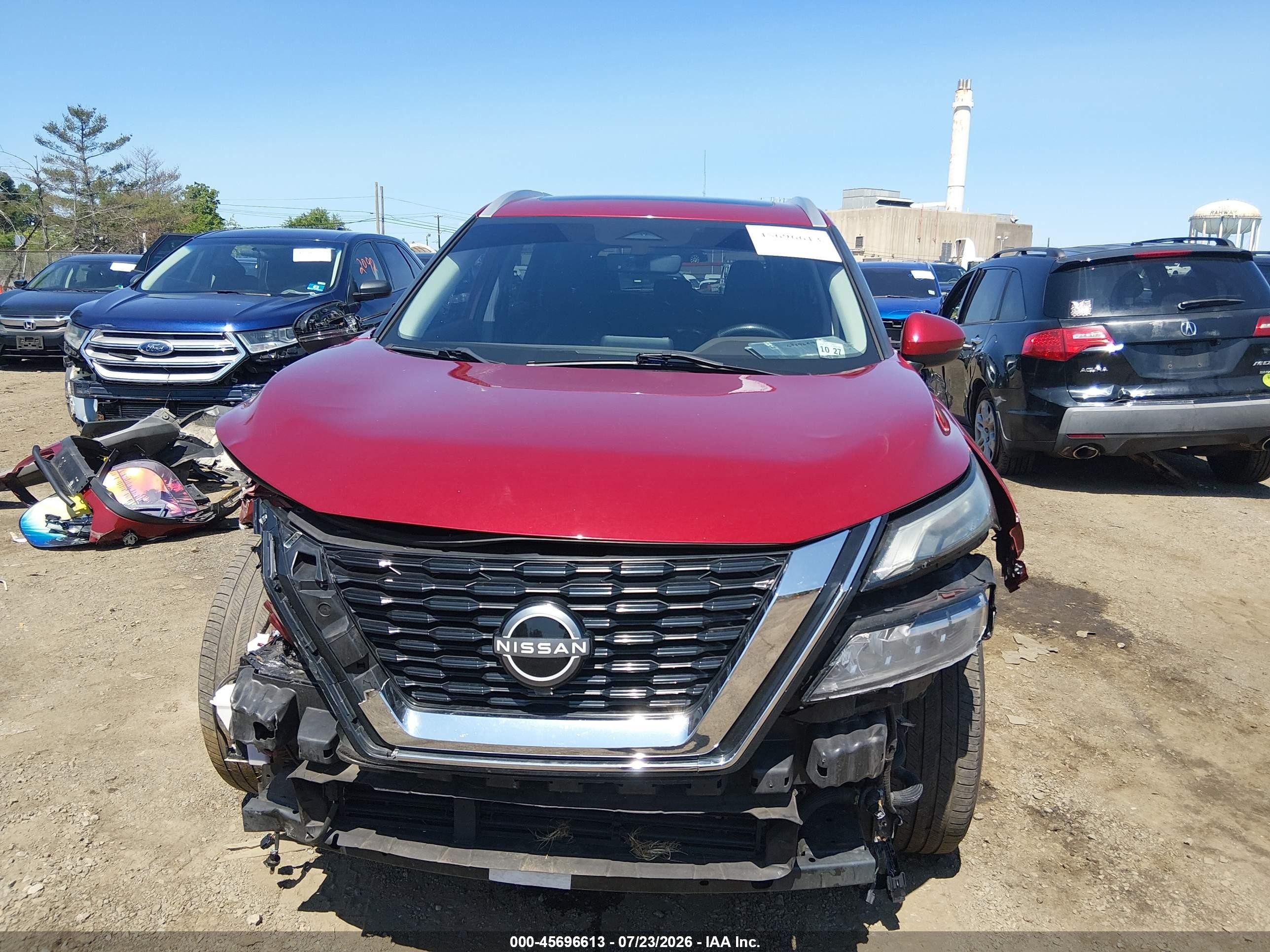 2023 Nissan Rogue Sv Intelligent Awd Red vin: 5N1BT3BB3PC671392