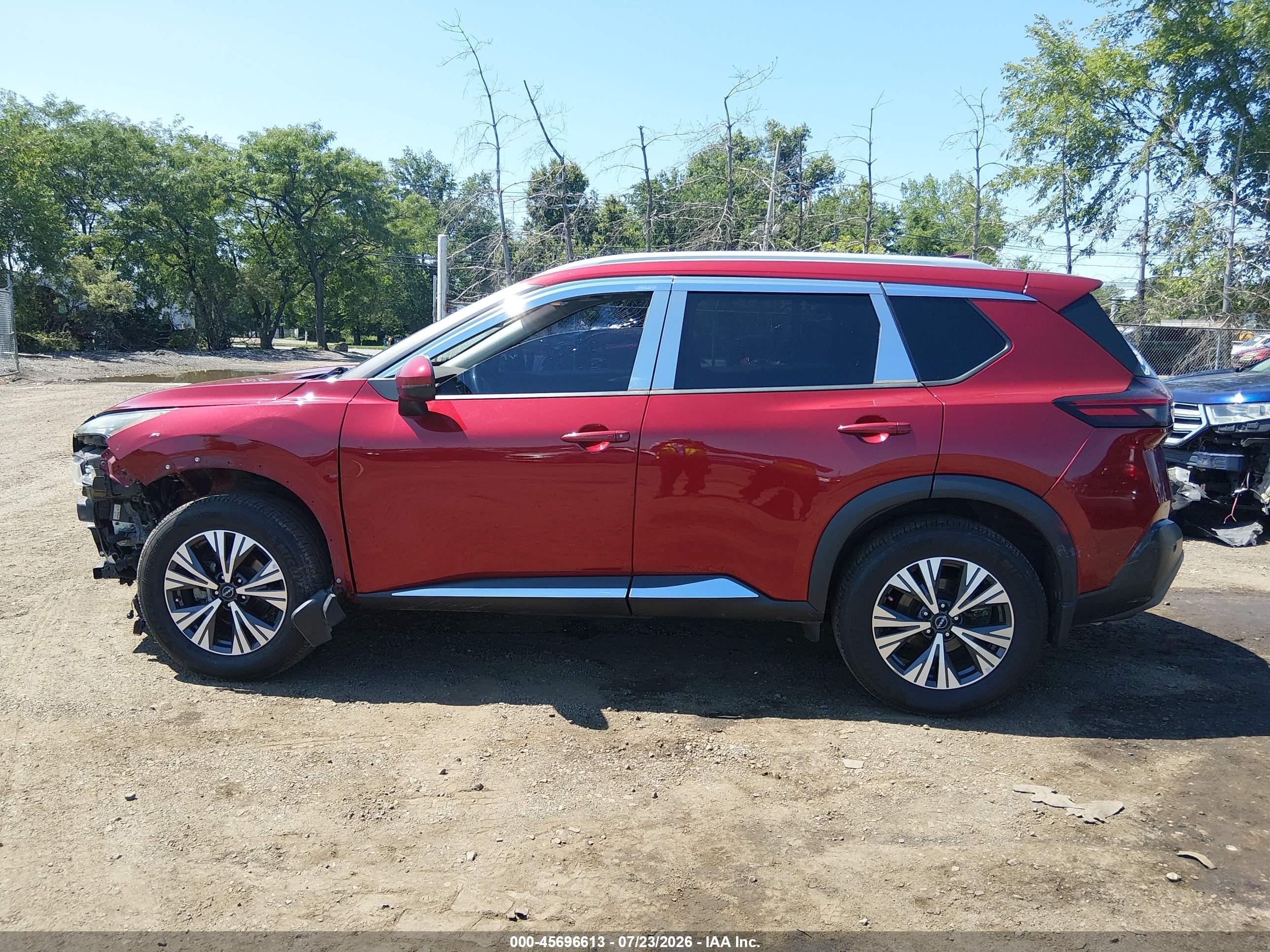 2023 Nissan Rogue Sv Intelligent Awd Red vin: 5N1BT3BB3PC671392