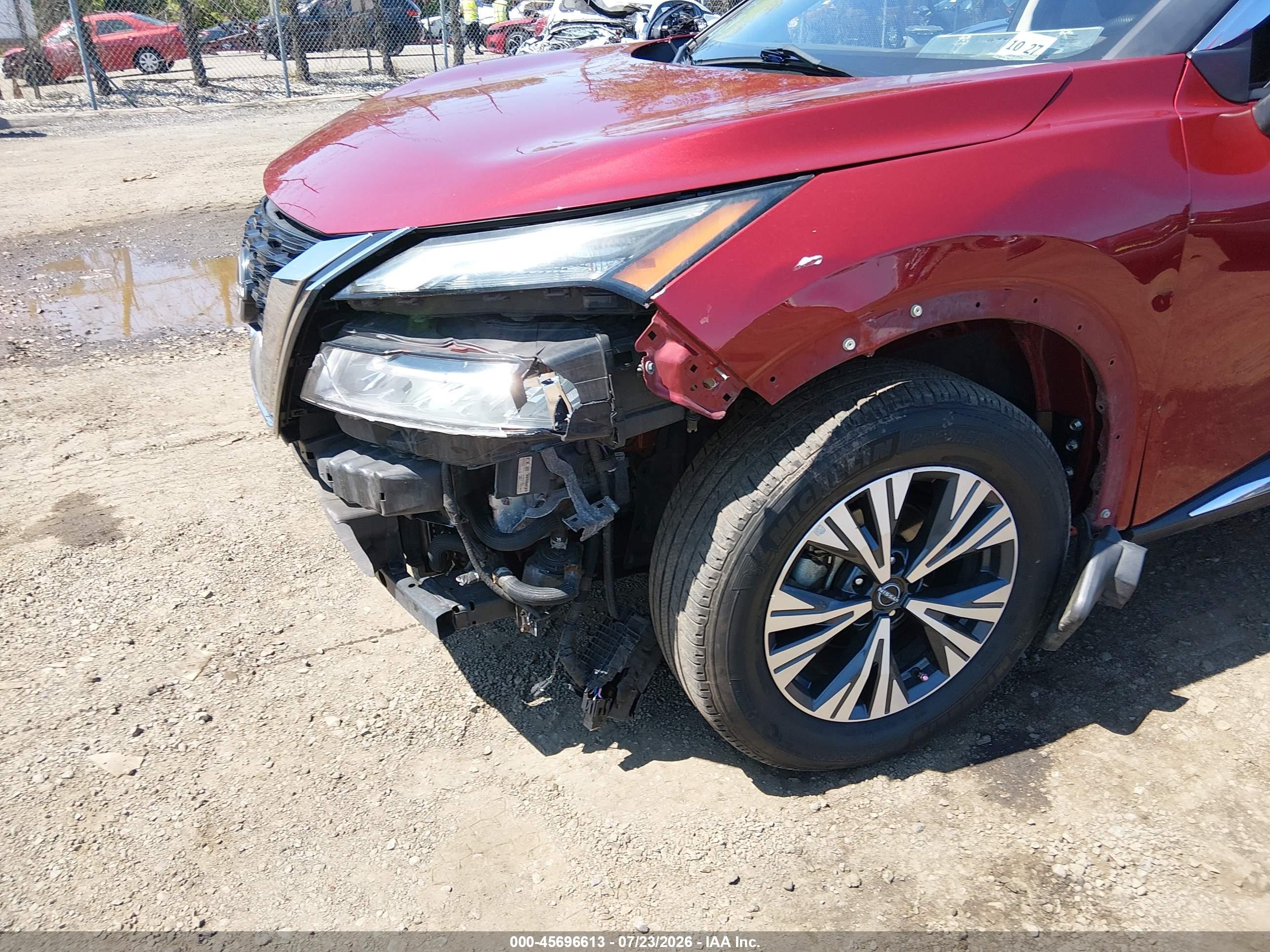 2023 Nissan Rogue Sv Intelligent Awd Red vin: 5N1BT3BB3PC671392