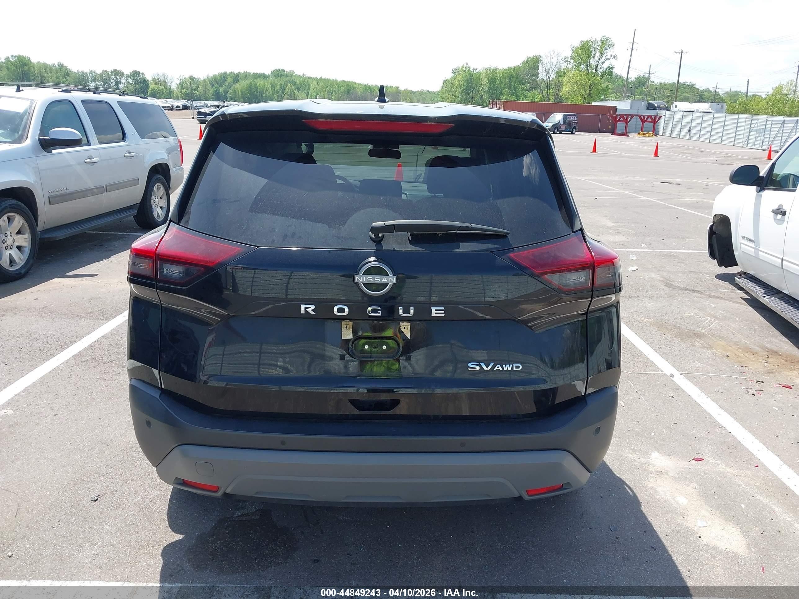 2023 Nissan Rogue Sv Intelligent Awd Black vin: 5N1BT3BB3PC822313