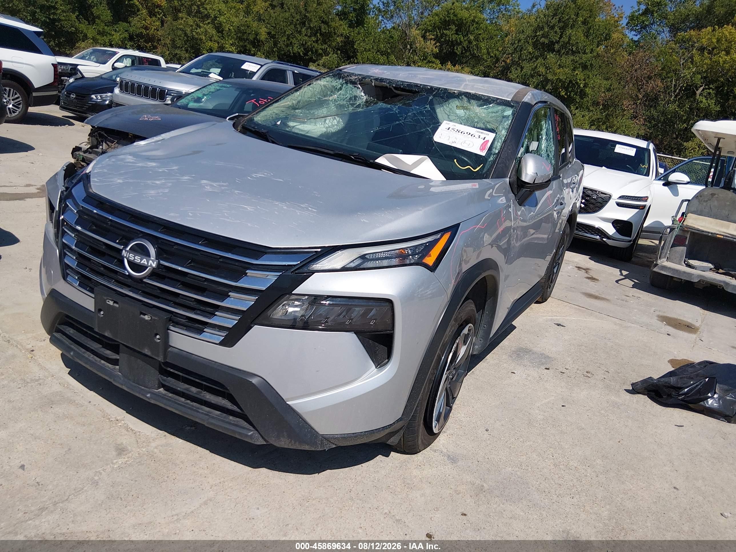 2025 Nissan Rogue Sv Intelligent Awd Silver vin: 5N1BT3BB3SC778371