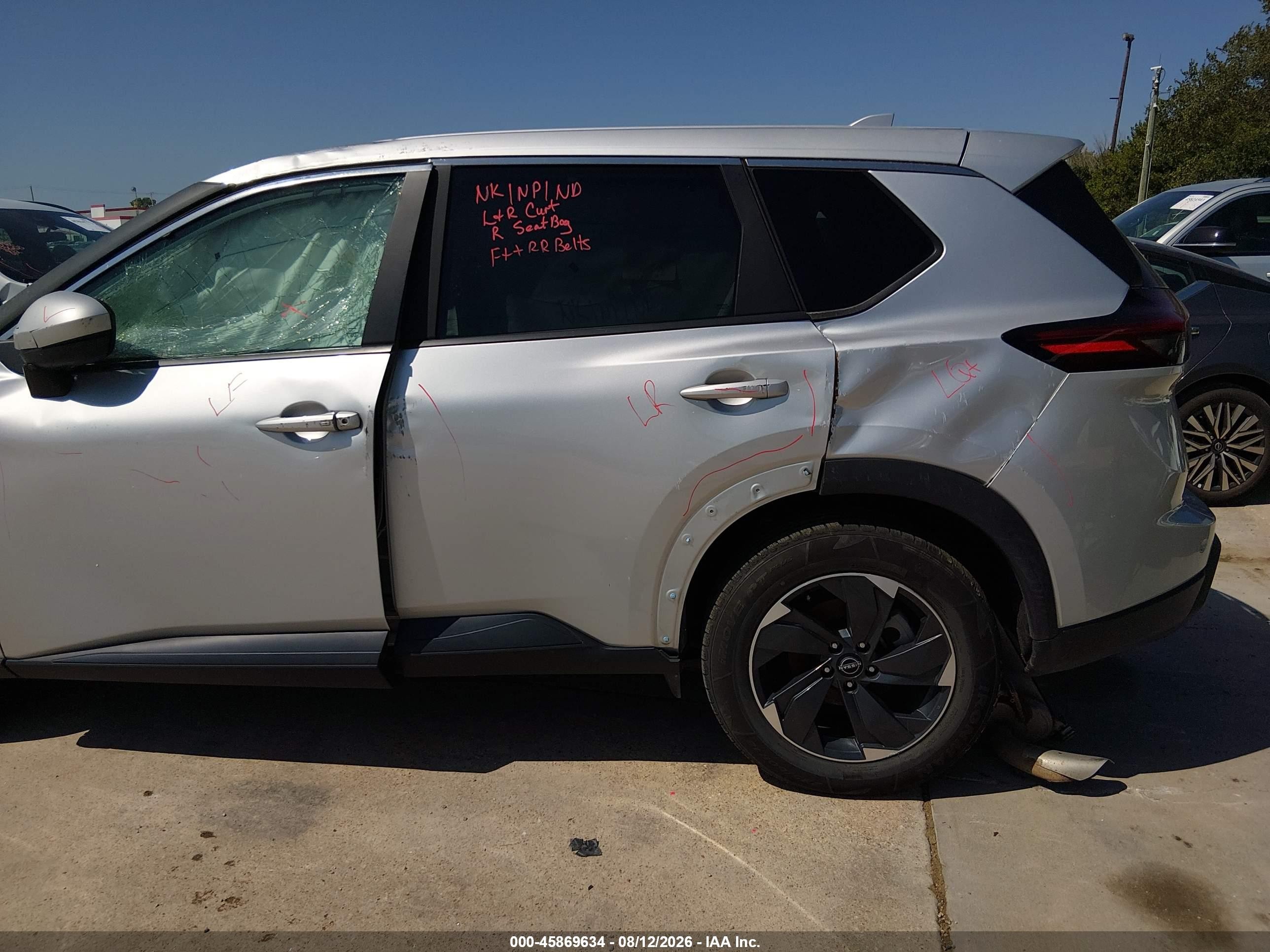 2025 Nissan Rogue Sv Intelligent Awd Silver vin: 5N1BT3BB3SC778371