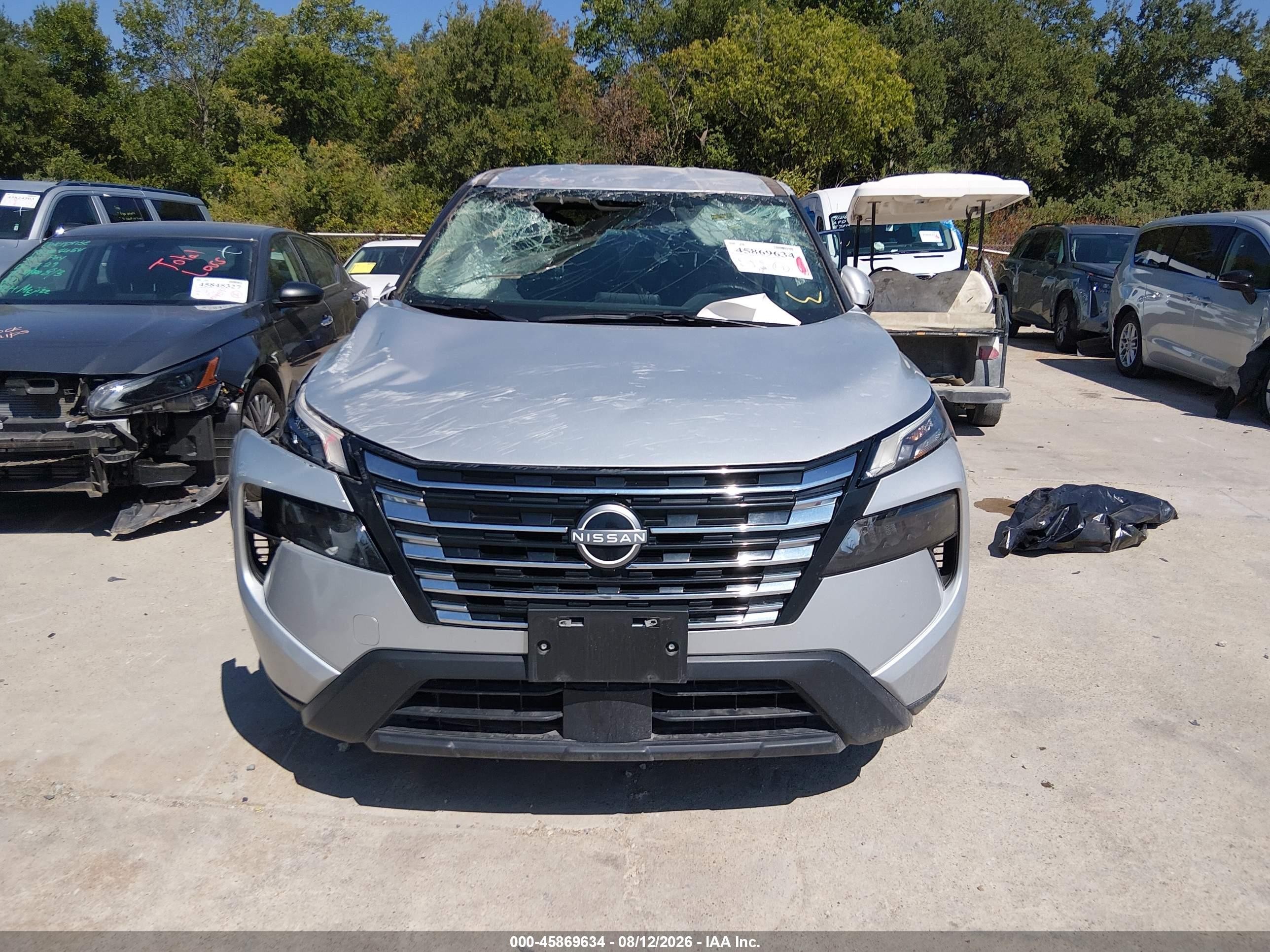 2025 Nissan Rogue Sv Intelligent Awd Silver vin: 5N1BT3BB3SC778371