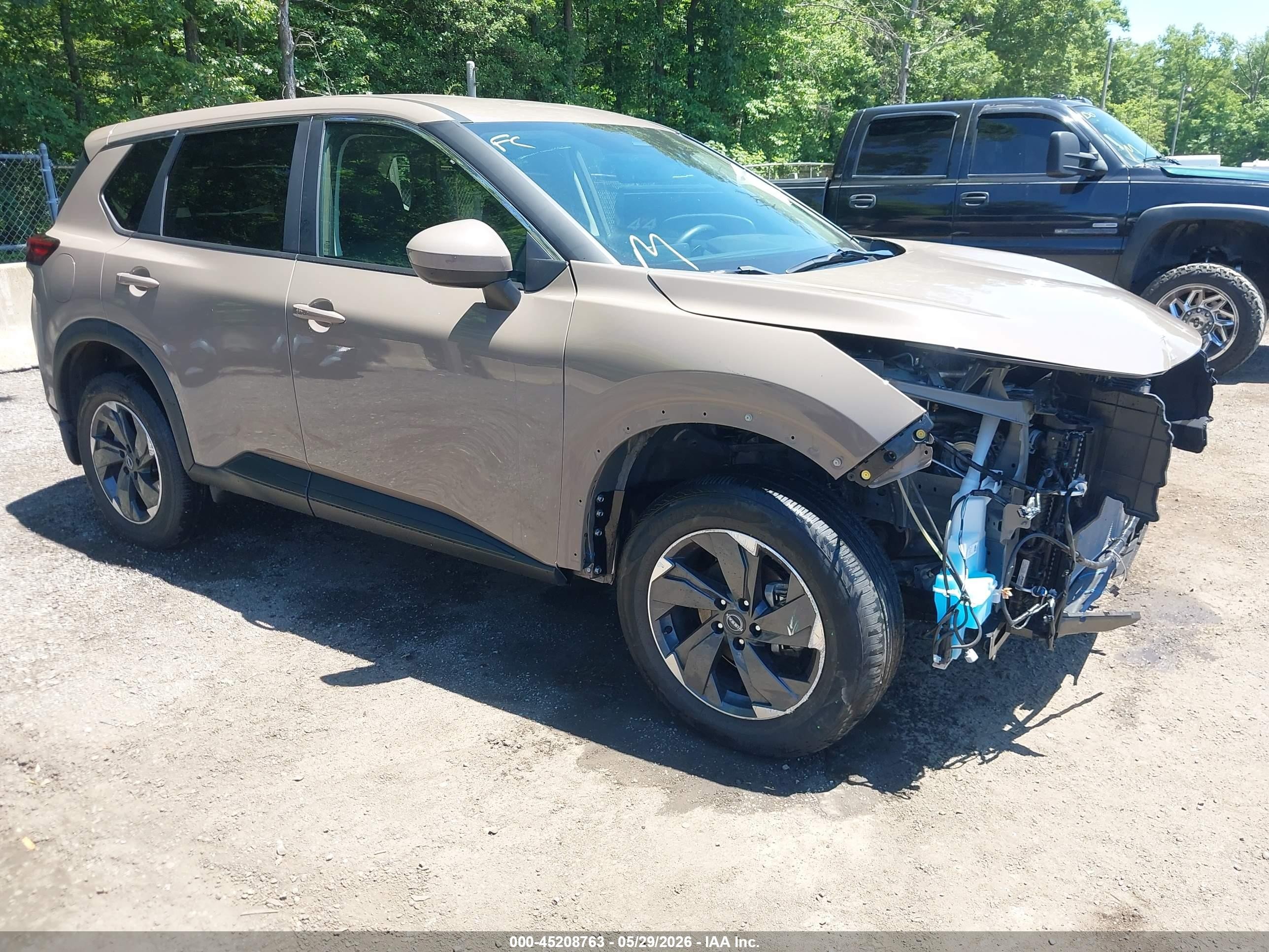 2024 Nissan Rogue Sv Intelligent Awd Brown vin: 5N1BT3BB4RC756664