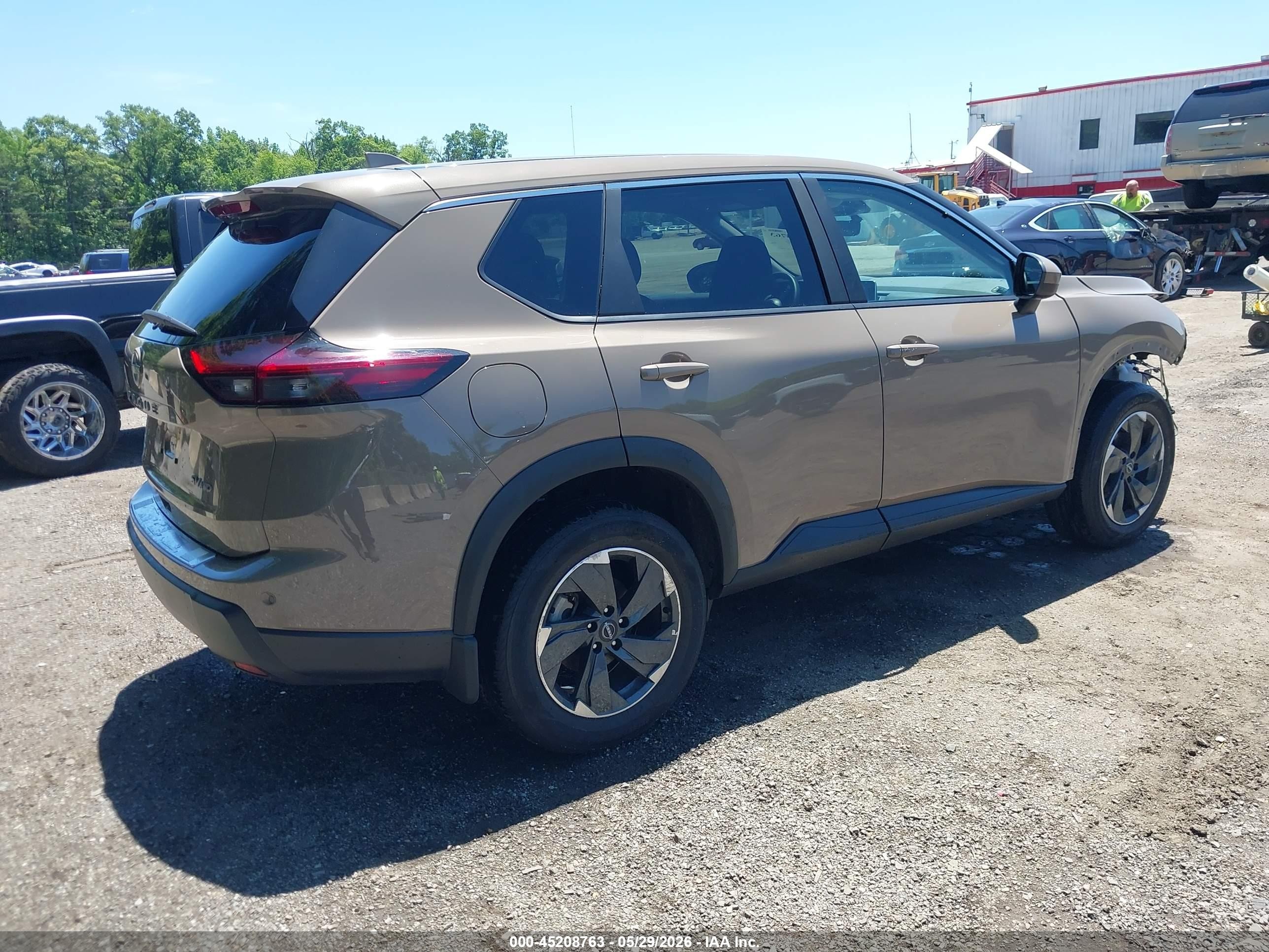 2024 Nissan Rogue Sv Intelligent Awd Brown vin: 5N1BT3BB4RC756664