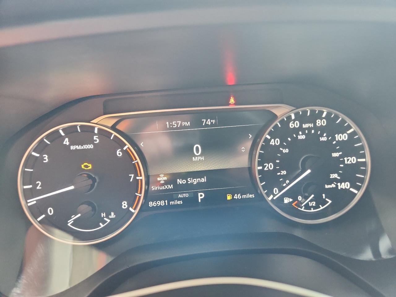 2025 Nissan Rogue Sv Blue vin: 5N1BT3BB4SC780646 Damage: Warning Light - Engine, On, Unacceptable