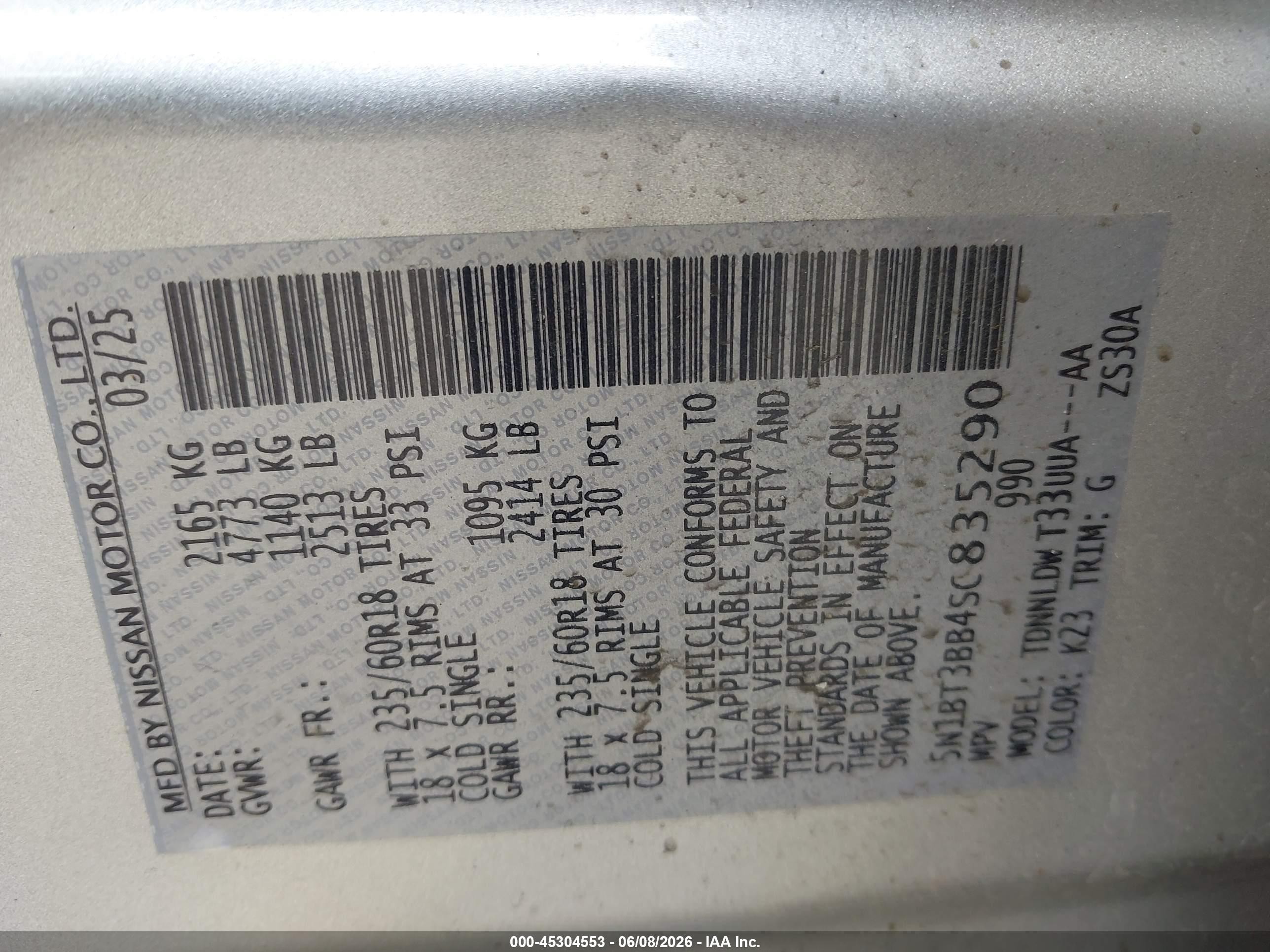 2025 Nissan Rogue Sv Intelligent Awd Silver vin: 5N1BT3BB4SC835290