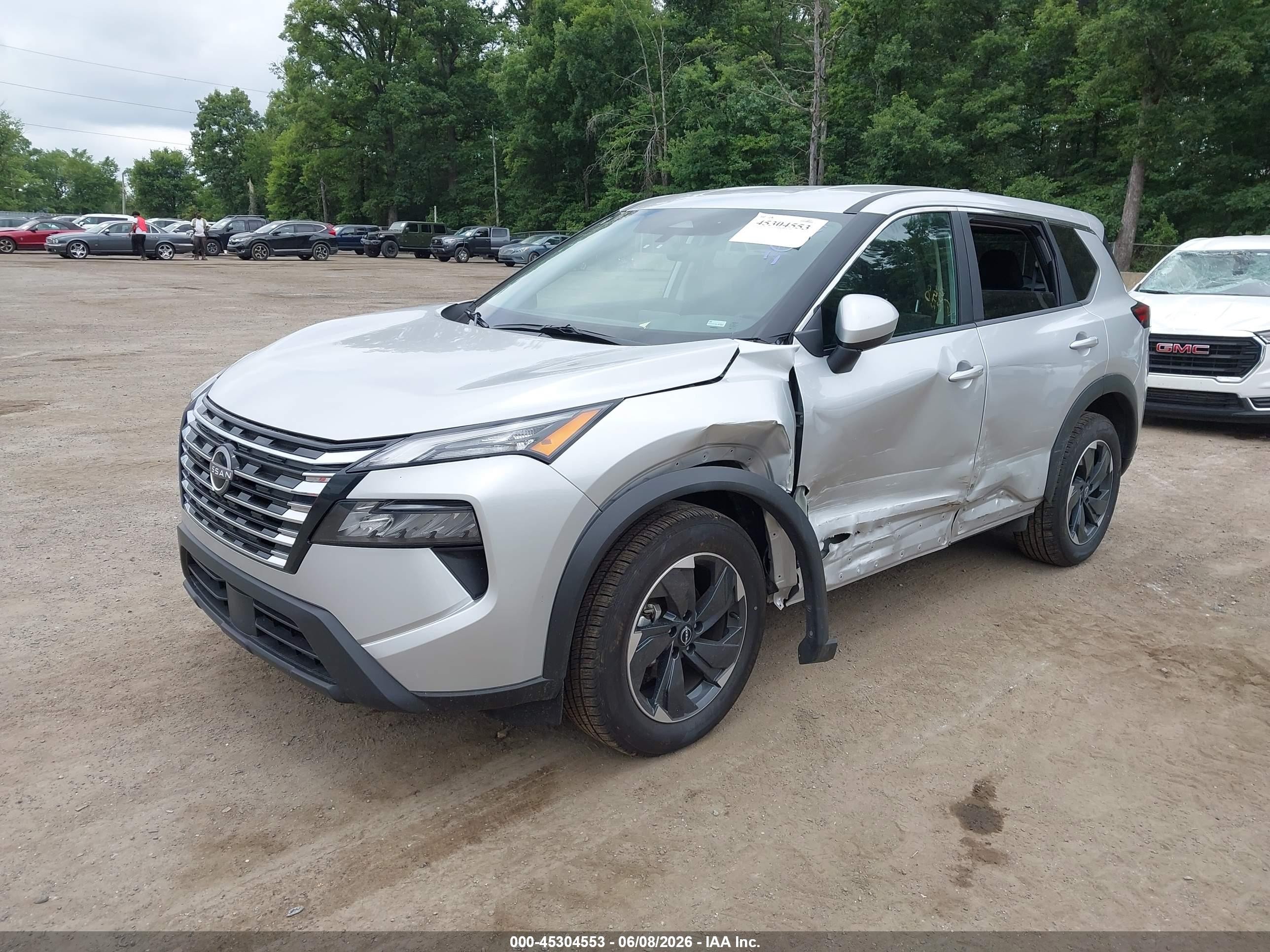2025 Nissan Rogue Sv Intelligent Awd Silver vin: 5N1BT3BB4SC835290
