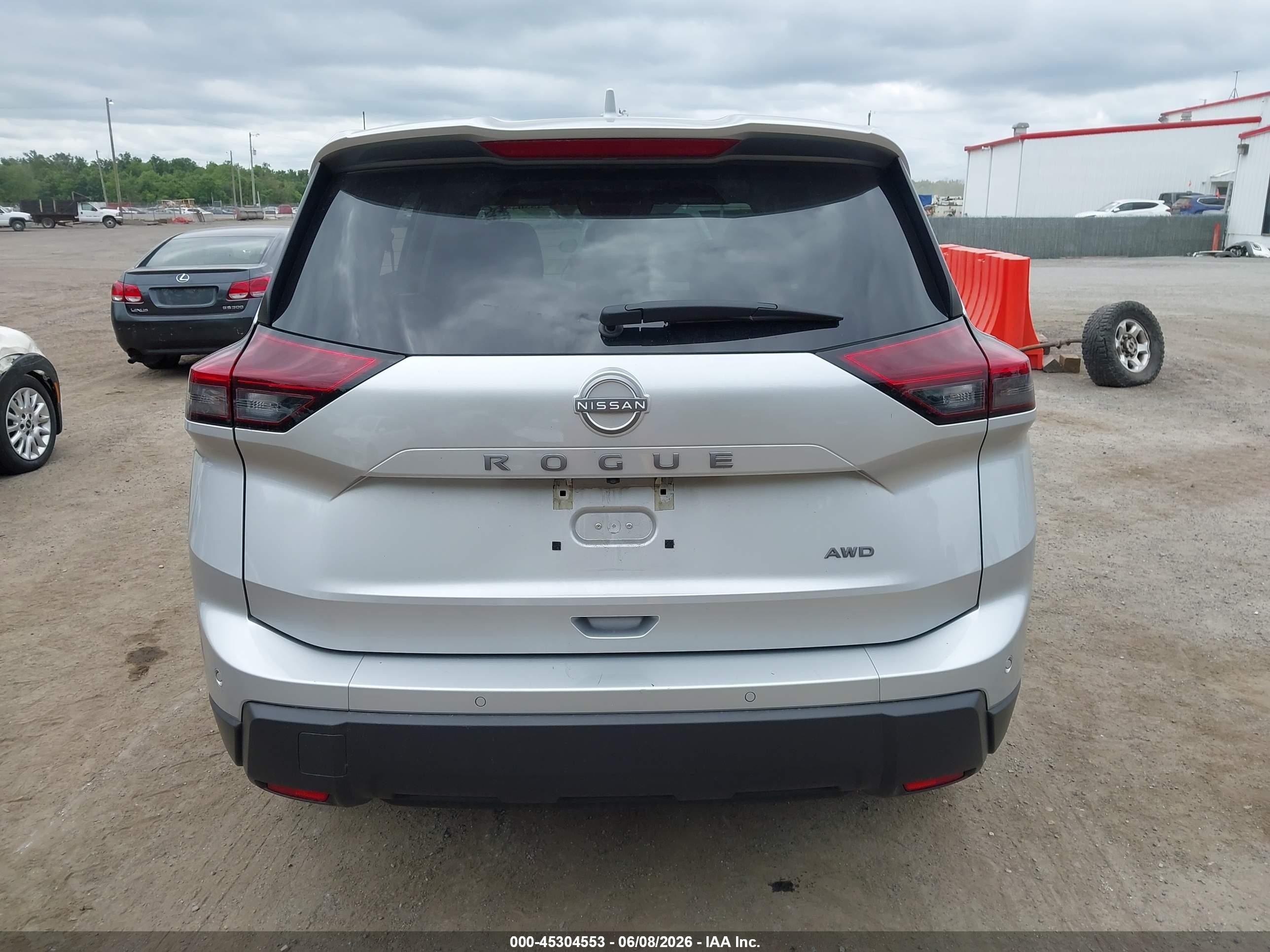 2025 Nissan Rogue Sv Intelligent Awd Silver vin: 5N1BT3BB4SC835290