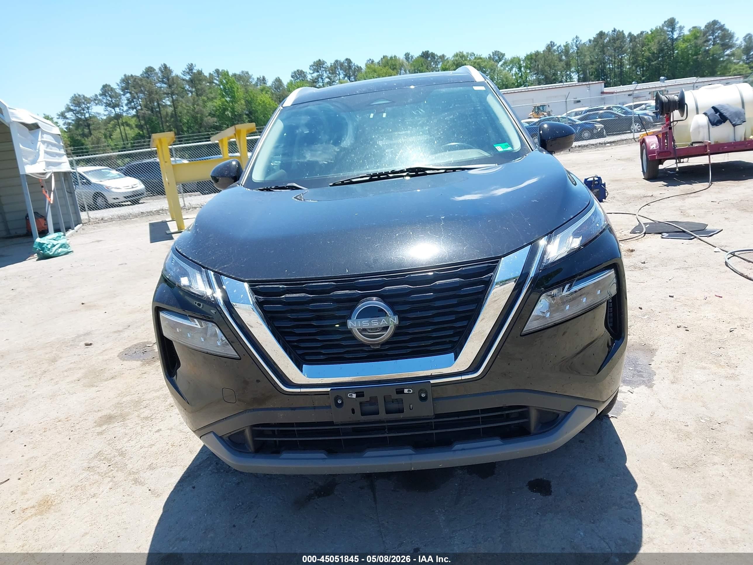 2023 Nissan Rogue Sv Intelligent Awd Черный vin: 5N1BT3BB5PC779822