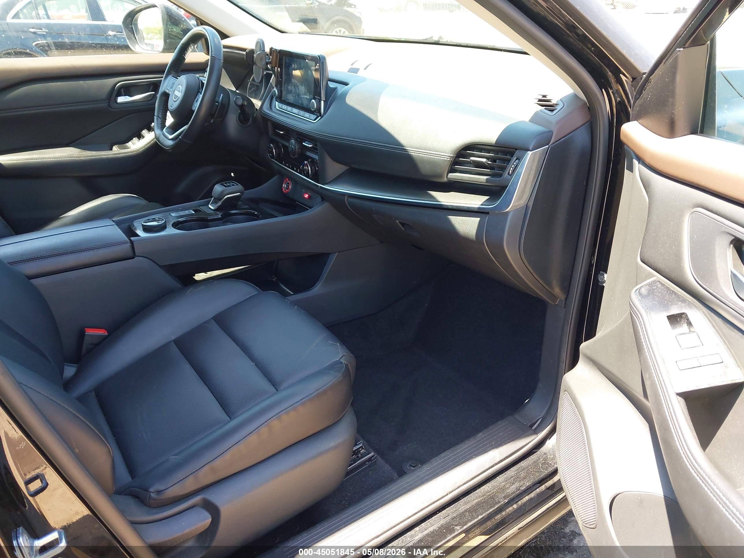 2023 Nissan Rogue Sv Intelligent Awd Черный vin: 5N1BT3BB5PC779822