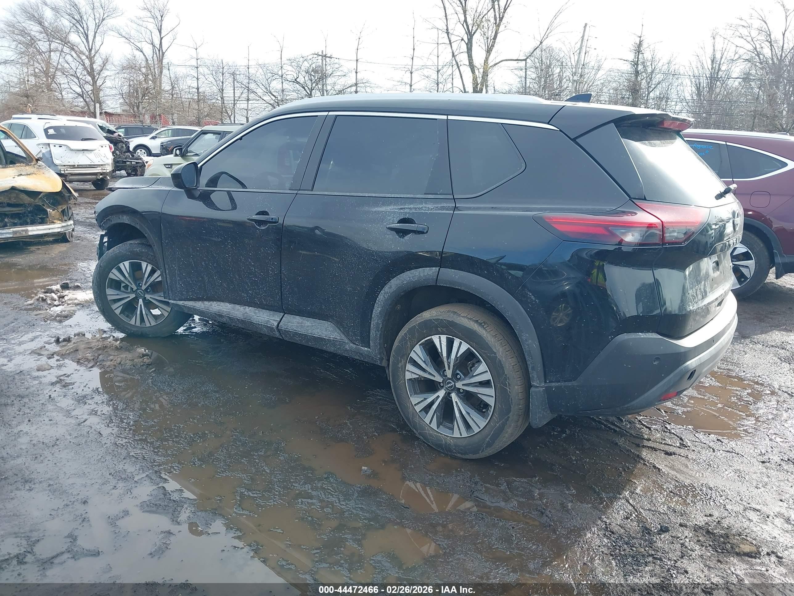 2023 Nissan Rogue Sv Intelligent Awd Black vin: 5N1BT3BB6PC884157