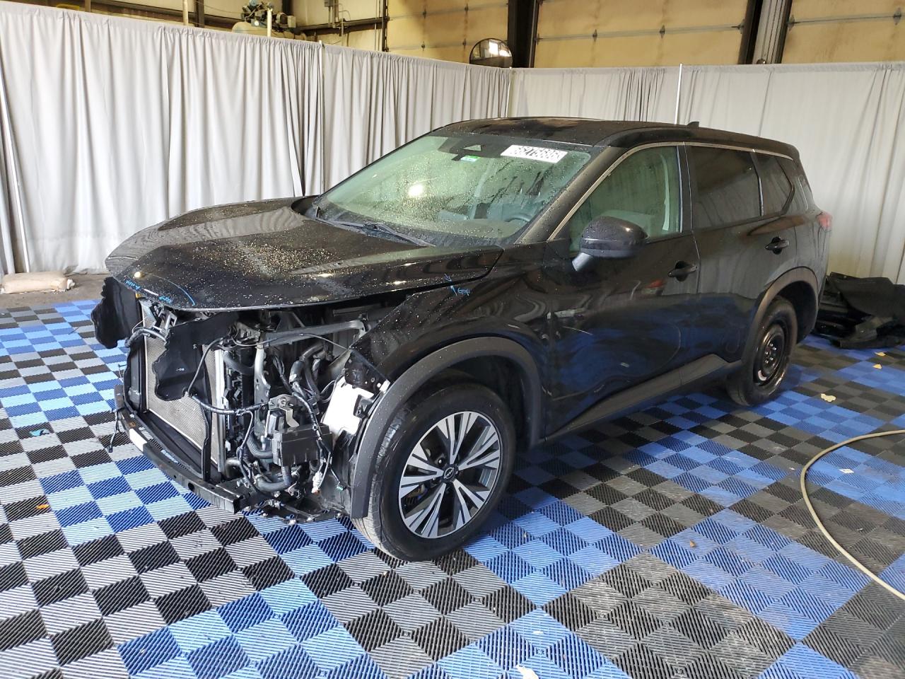 2023 Nissan Rogue Sv Black vin: 5N1BT3BB7PC834898 Damage: Left Front Fender, Dent(S) W/ Paint Dmg, 5 To 6 Inches