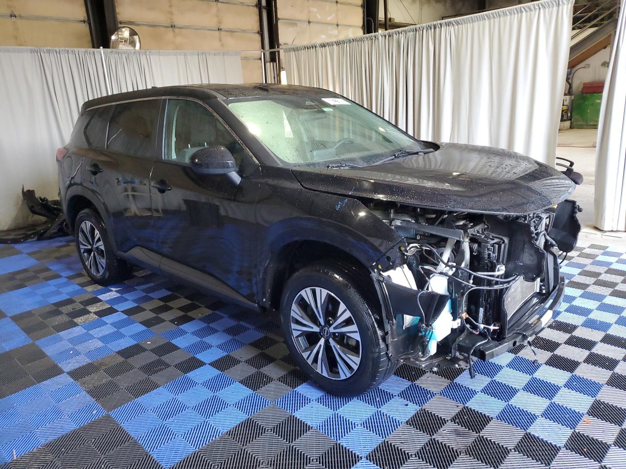 2023 Nissan Rogue Sv Black vin: 5N1BT3BB7PC834898 Damage: Right Fender Flare, Missing, Replacement Required