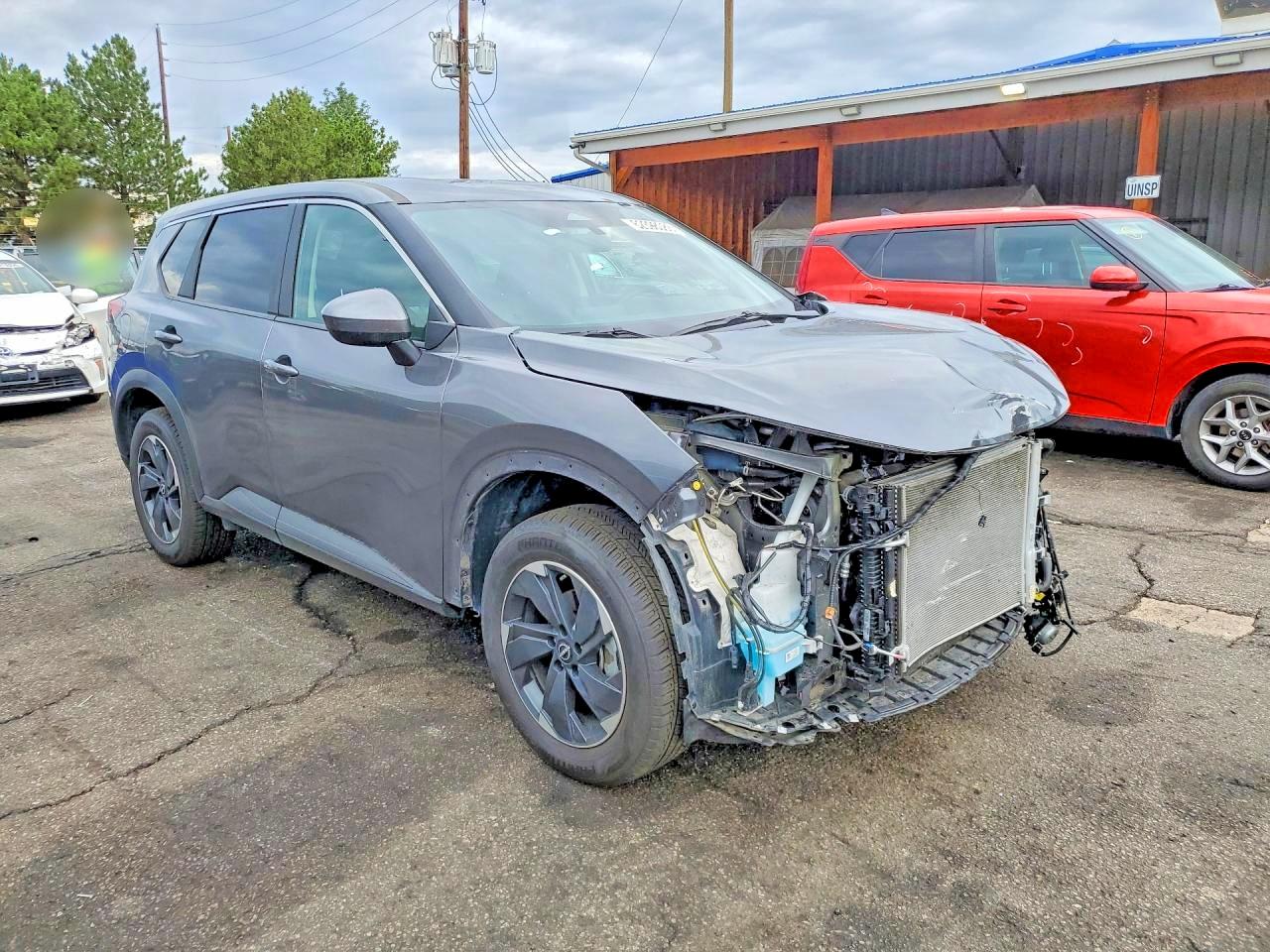 2025 Nissan Rogue Sv Gray vin: 5N1BT3BB8SC793612