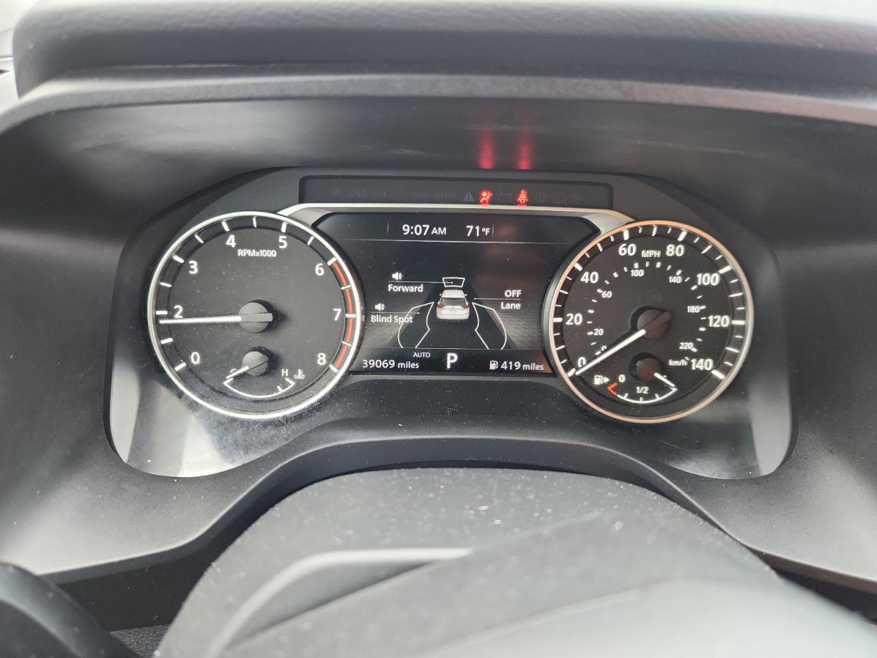 2025 Nissan Rogue Sv White vin: 5N1BT3BB8SC816578 Damage: Warning Light - Air Bag, On, Unacceptable