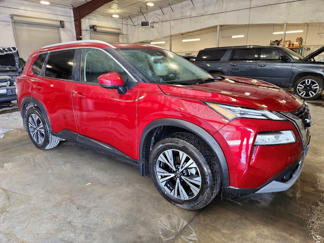 2023 Nissan Rogue Sv Maroon vin: 5N1BT3BB9PC833574