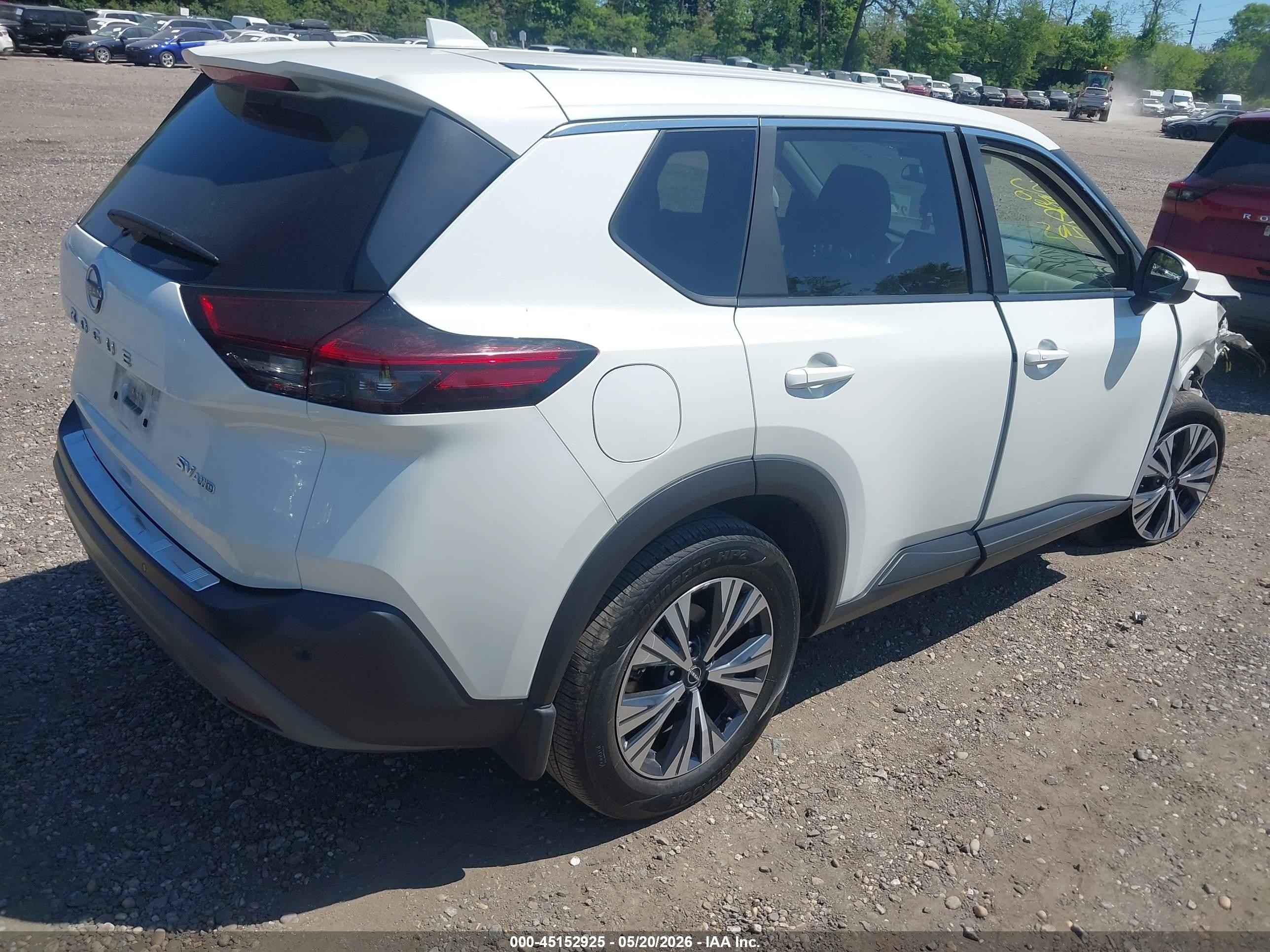2023 Nissan Rogue Sv Intelligent Awd Белый vin: 5N1BT3BB9PC934033