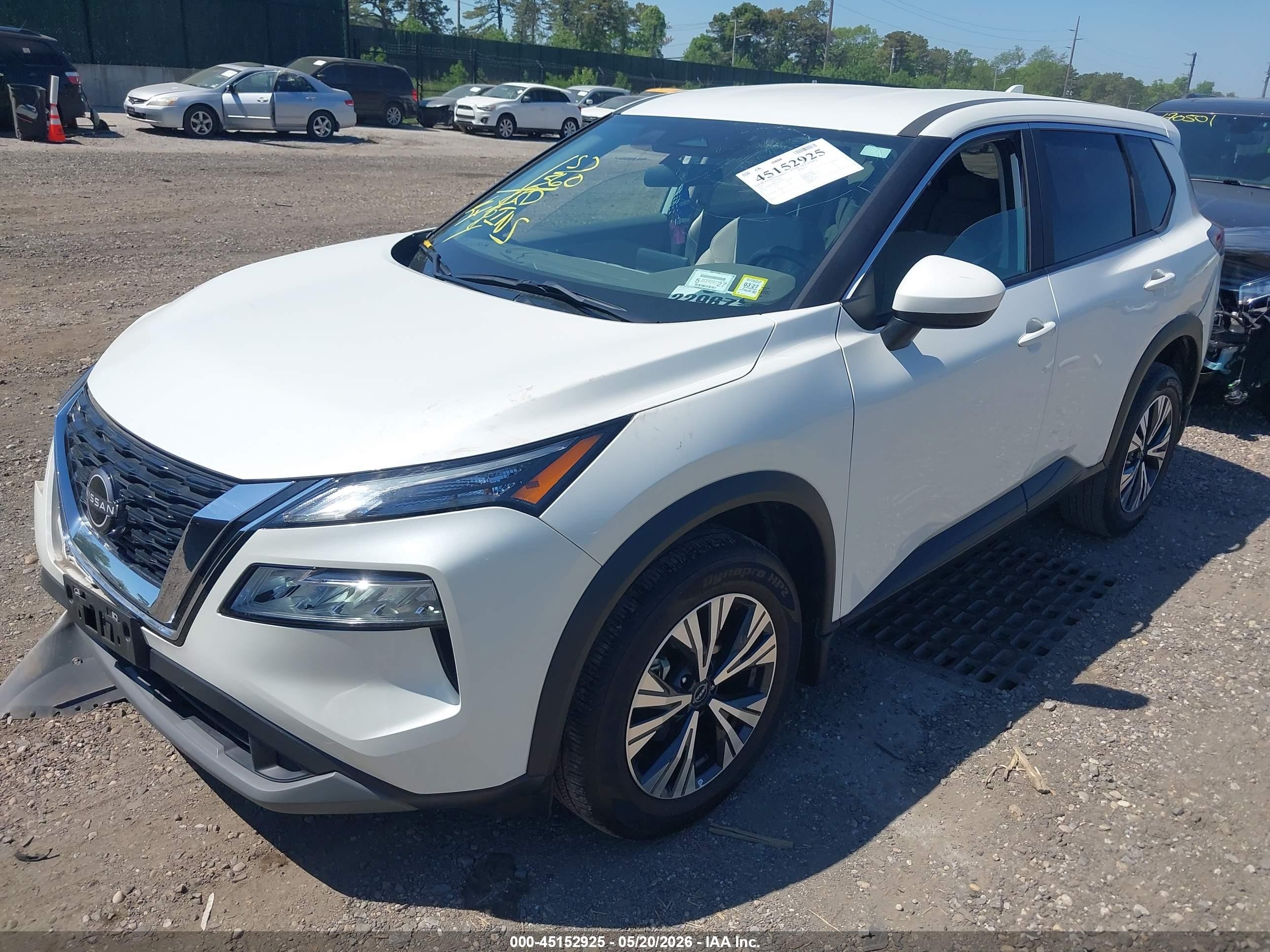 2023 Nissan Rogue Sv Intelligent Awd Белый vin: 5N1BT3BB9PC934033