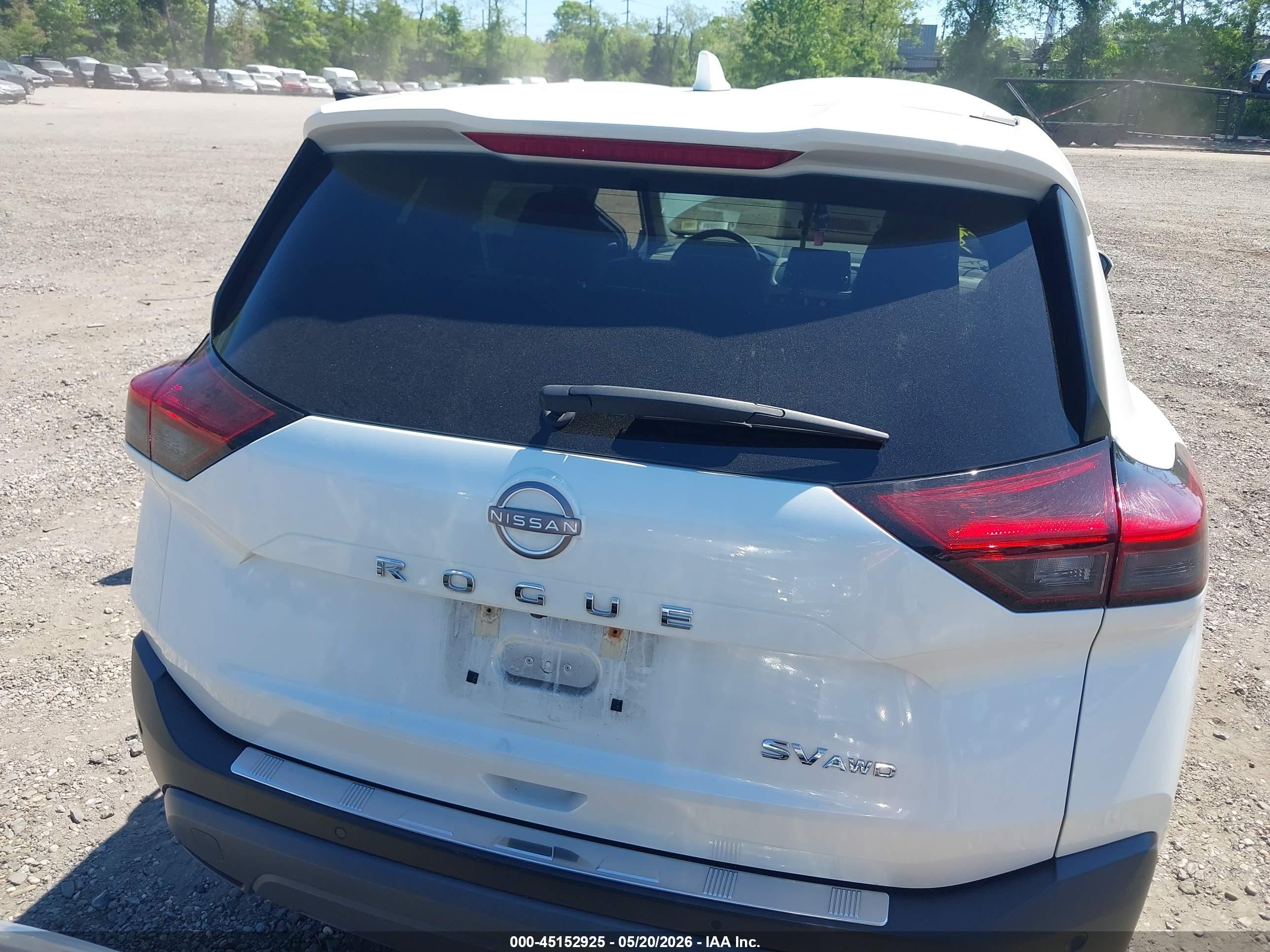 2023 Nissan Rogue Sv Intelligent Awd Белый vin: 5N1BT3BB9PC934033