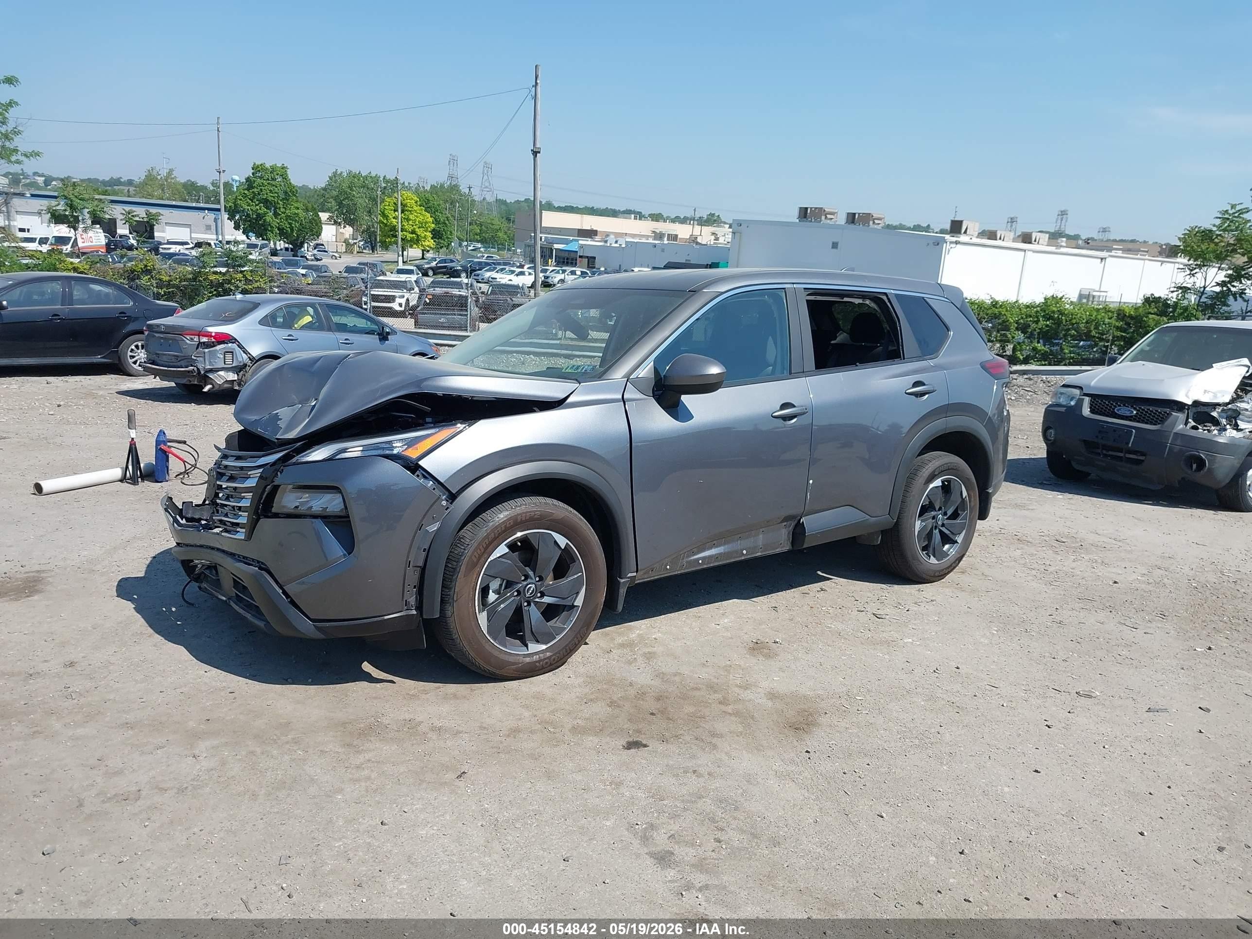 2026 Nissan Rogue Sv Серый vin: 5N1BT3BB9TC674159