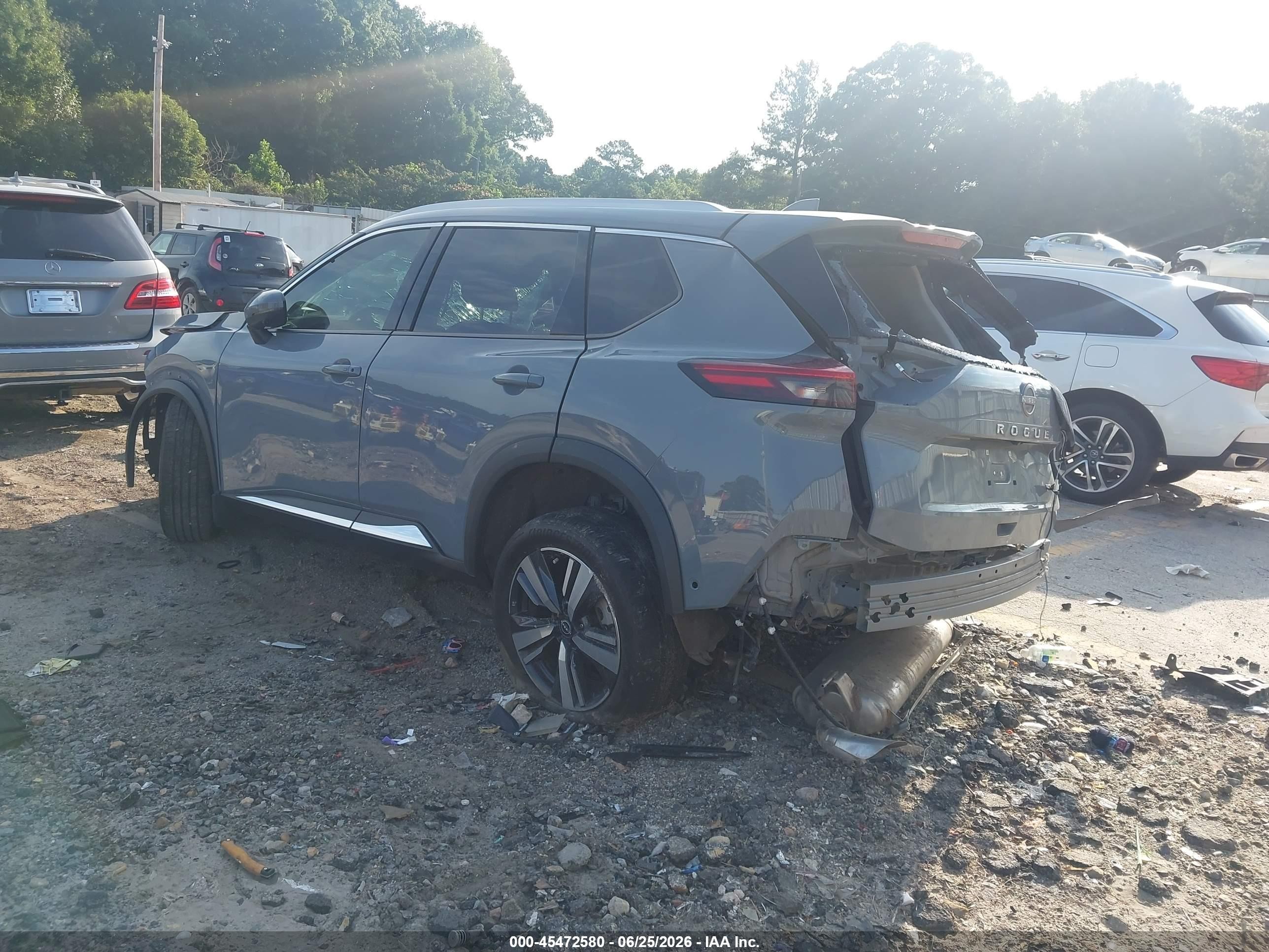 2023 Nissan Rogue Sl Fwd Gray vin: 5N1BT3CA2PC928306