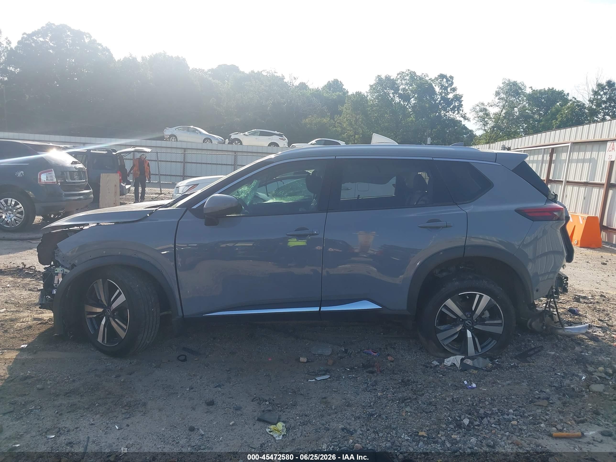 2023 Nissan Rogue Sl Fwd Gray vin: 5N1BT3CA2PC928306