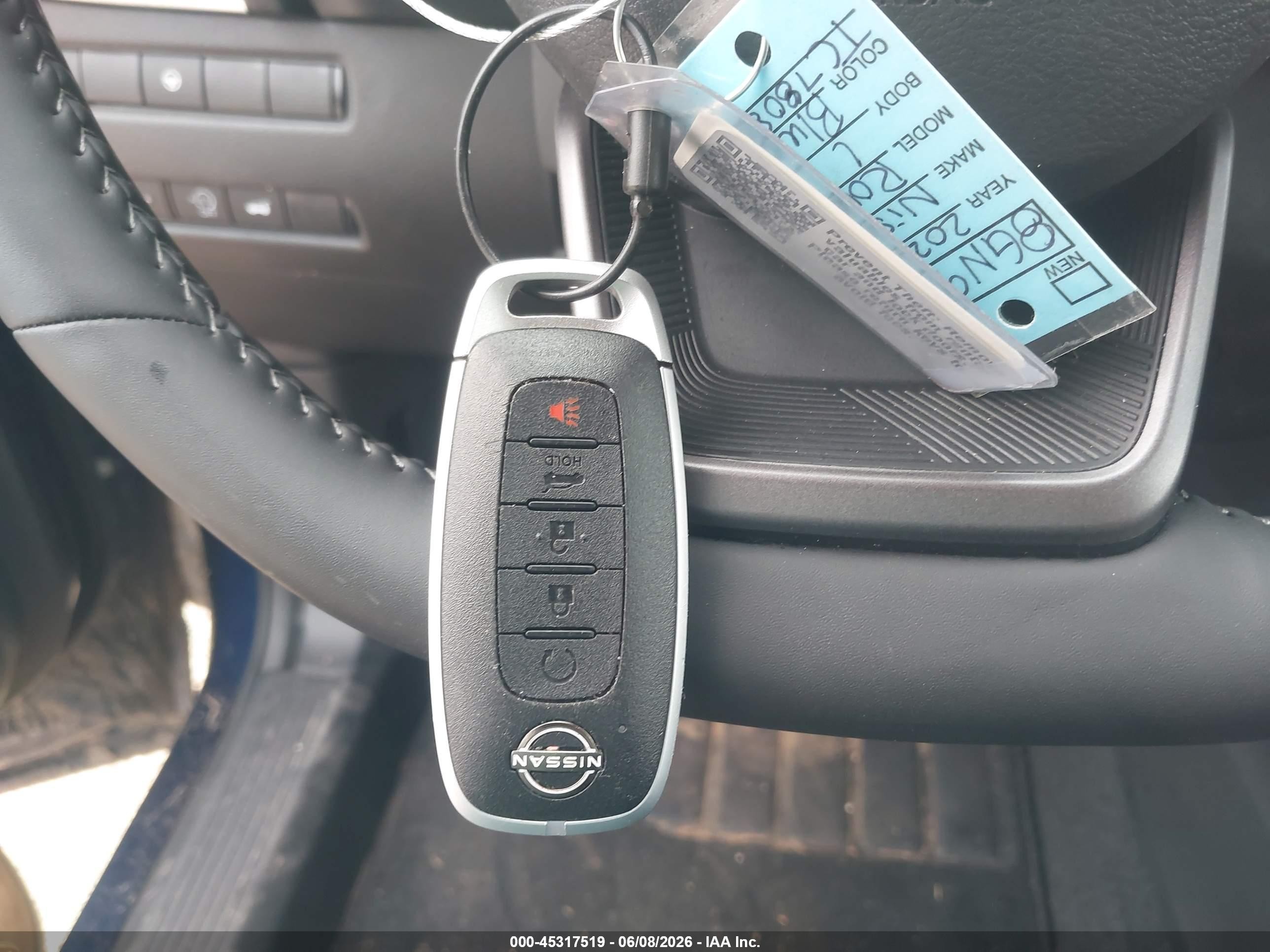 2026 Nissan Rogue Sl Синий vin: 5N1BT3CA2TC780863