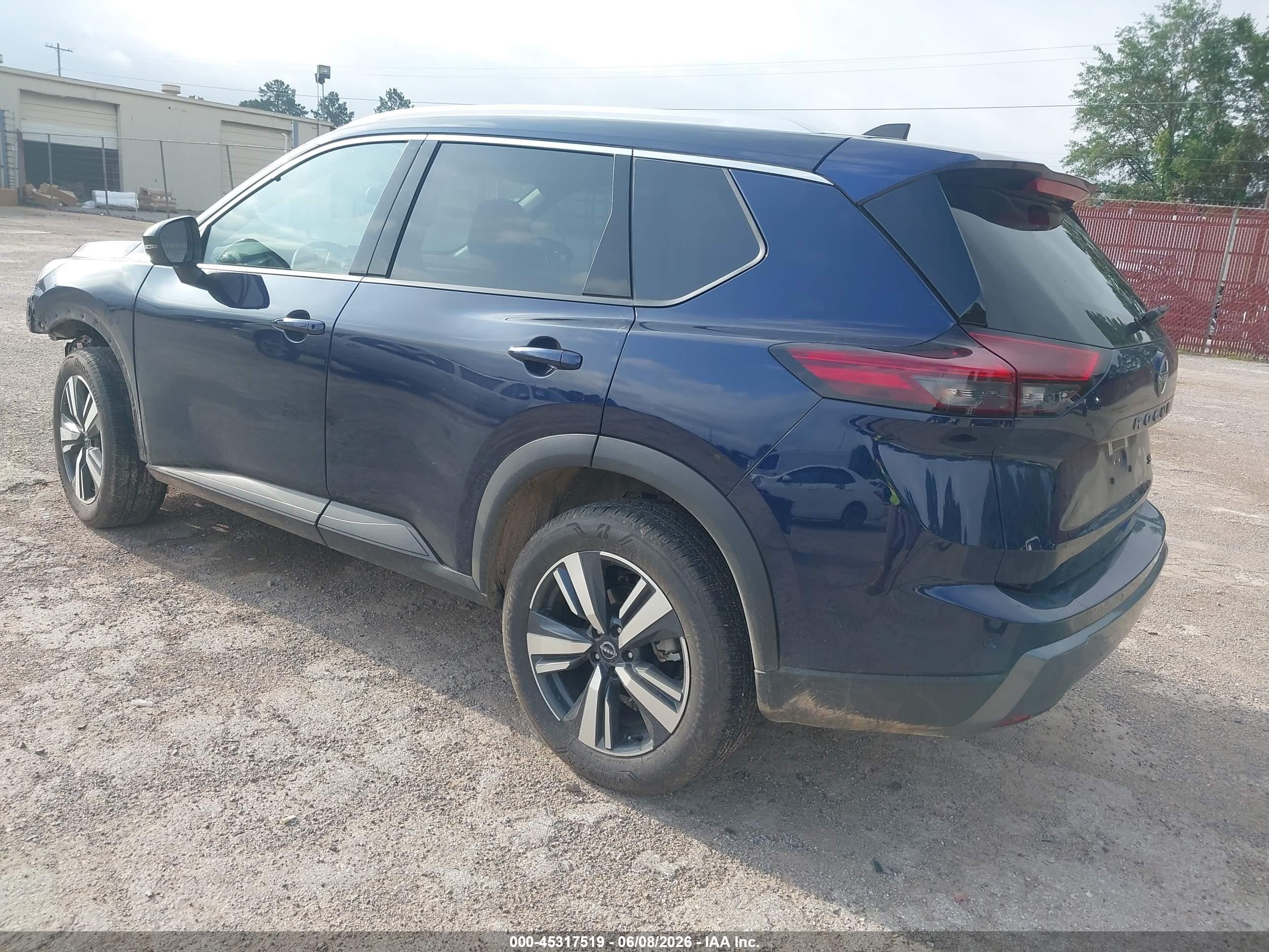 2026 Nissan Rogue Sl Синий vin: 5N1BT3CA2TC780863