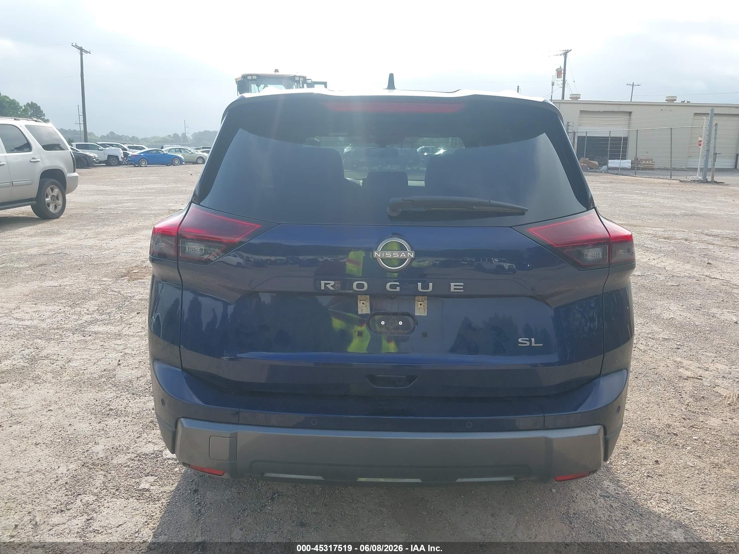 2026 Nissan Rogue Sl Синий vin: 5N1BT3CA2TC780863