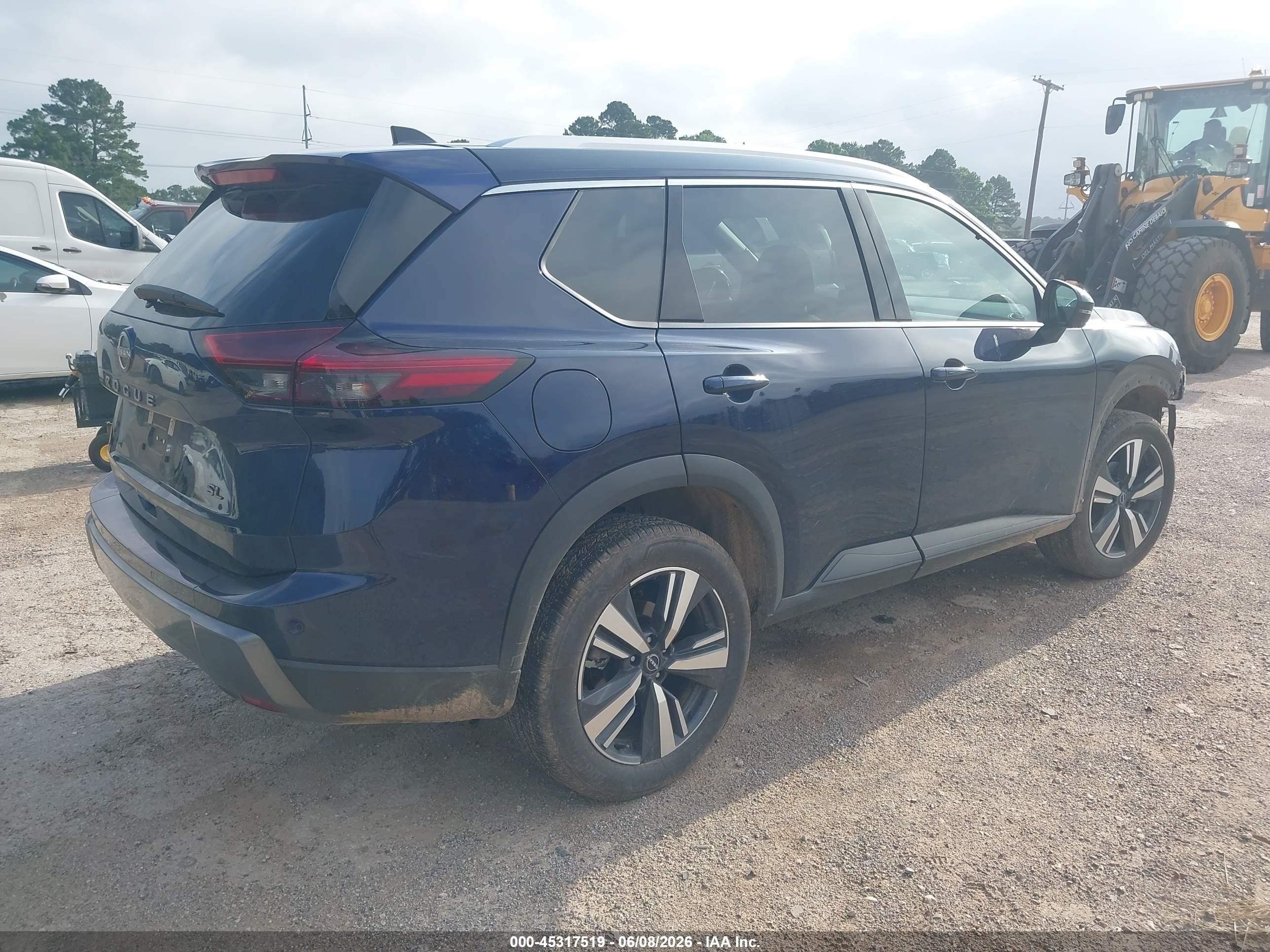 2026 Nissan Rogue Sl Синий vin: 5N1BT3CA2TC780863