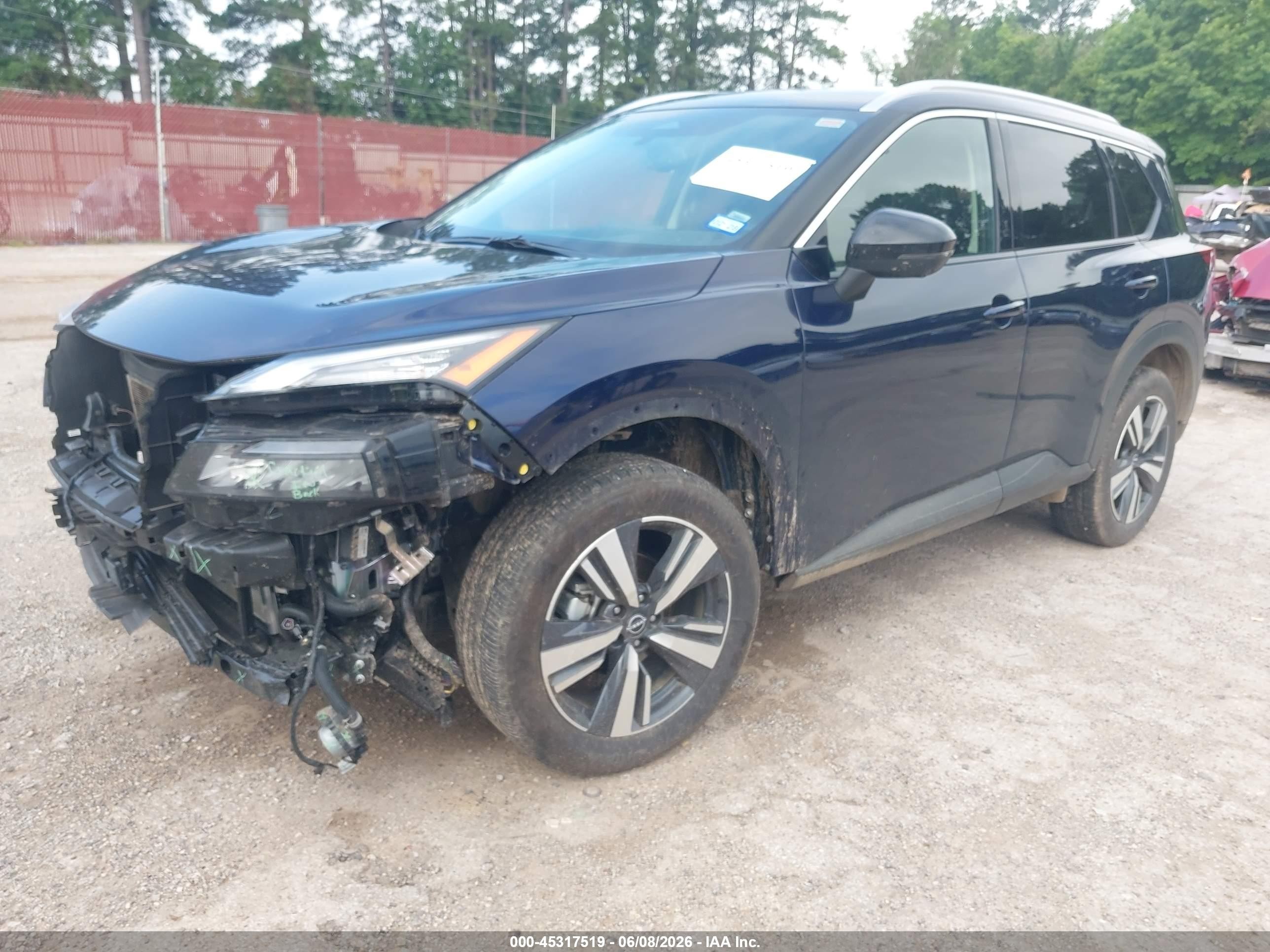 2026 Nissan Rogue Sl Синий vin: 5N1BT3CA2TC780863