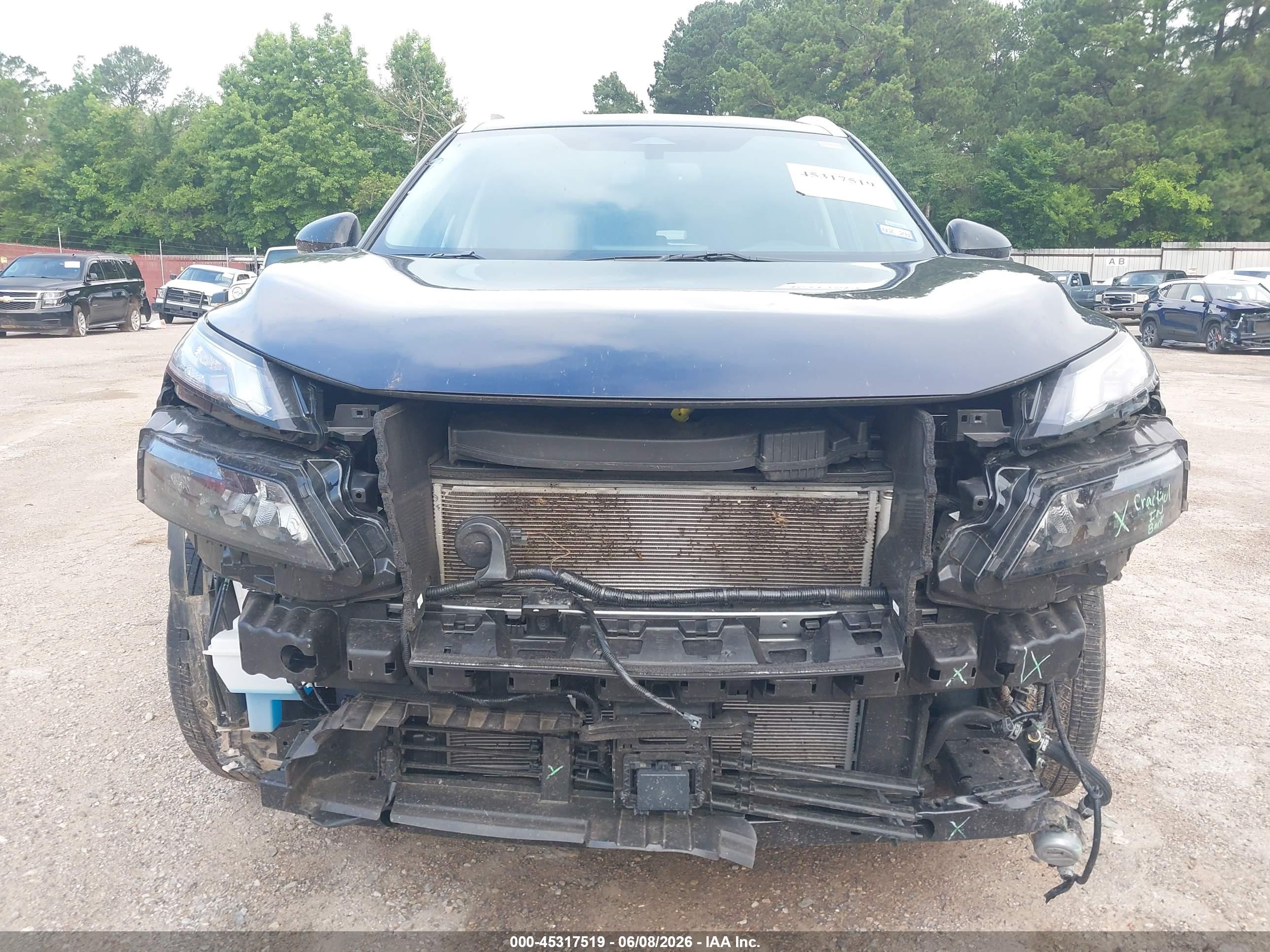 2026 Nissan Rogue Sl Синий vin: 5N1BT3CA2TC780863