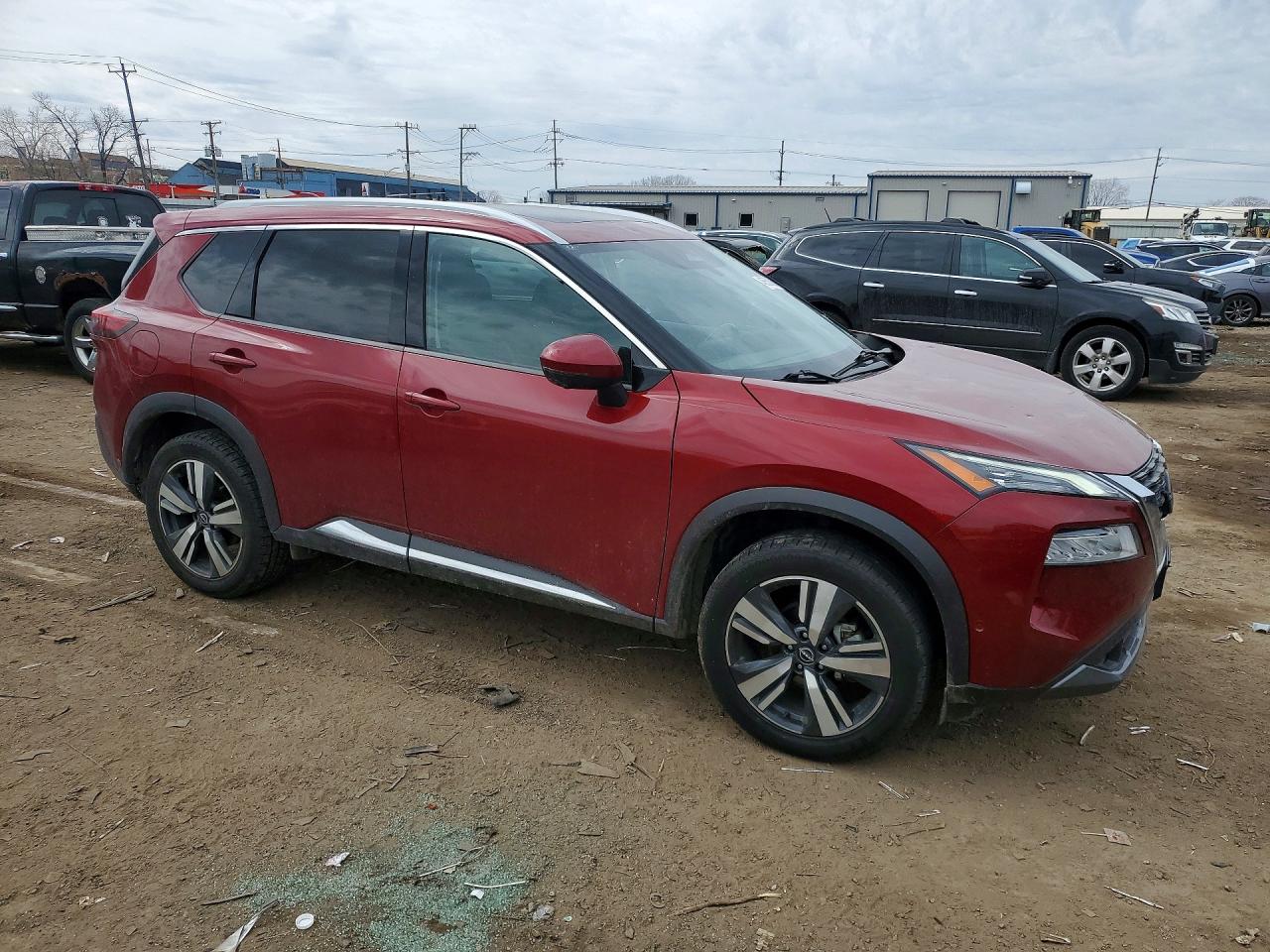 2023 Nissan Rogue Sl Красный vin: 5N1BT3CA8PC804394