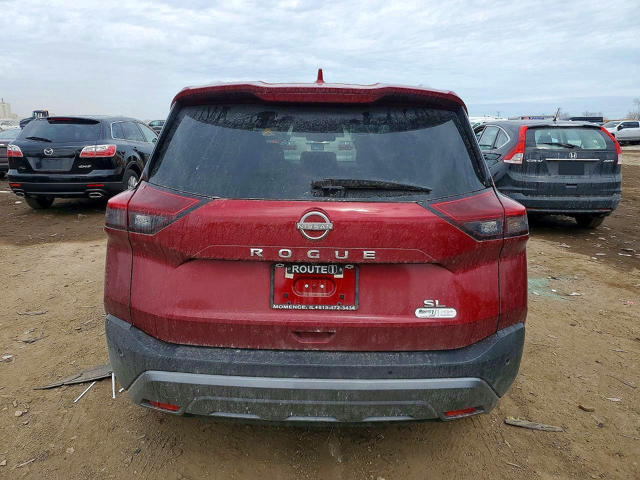 2023 Nissan Rogue Sl Красный vin: 5N1BT3CA8PC804394