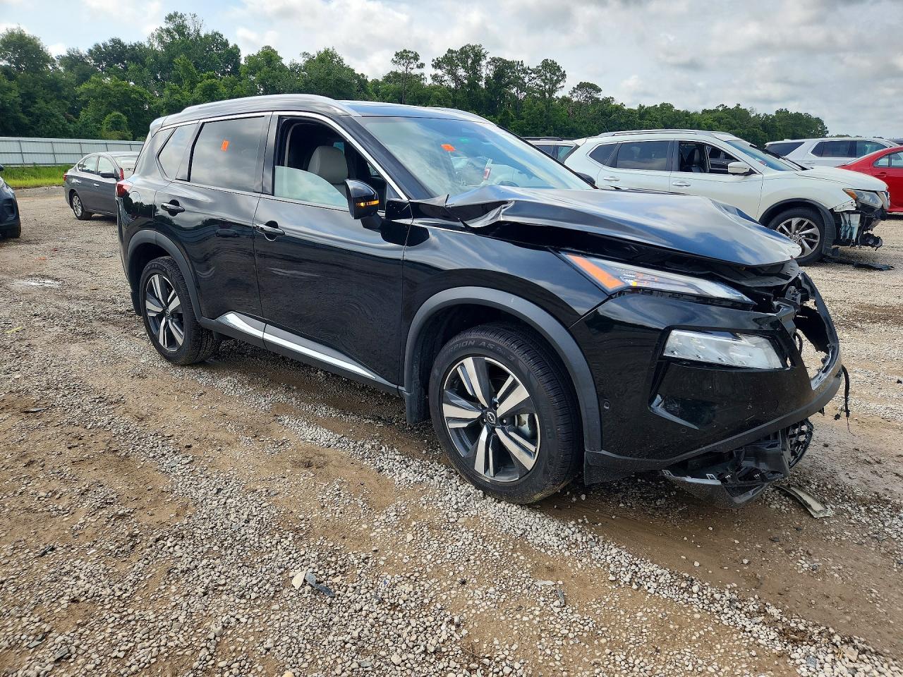 2023 Nissan Rogue Sl Черный vin: 5N1BT3CAXPC864922