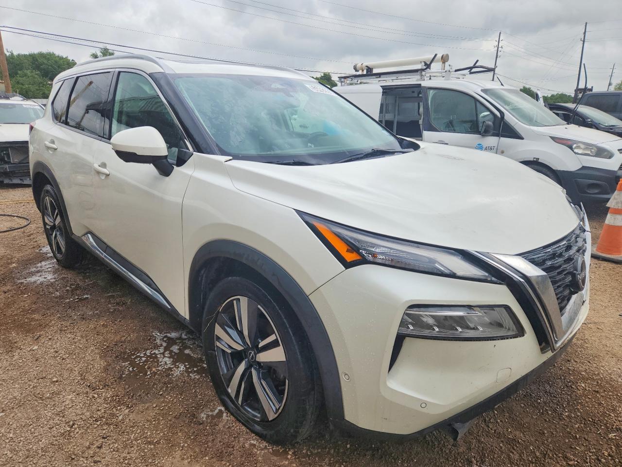 2023 Nissan Rogue Sl White vin: 5N1BT3CB1PC784255