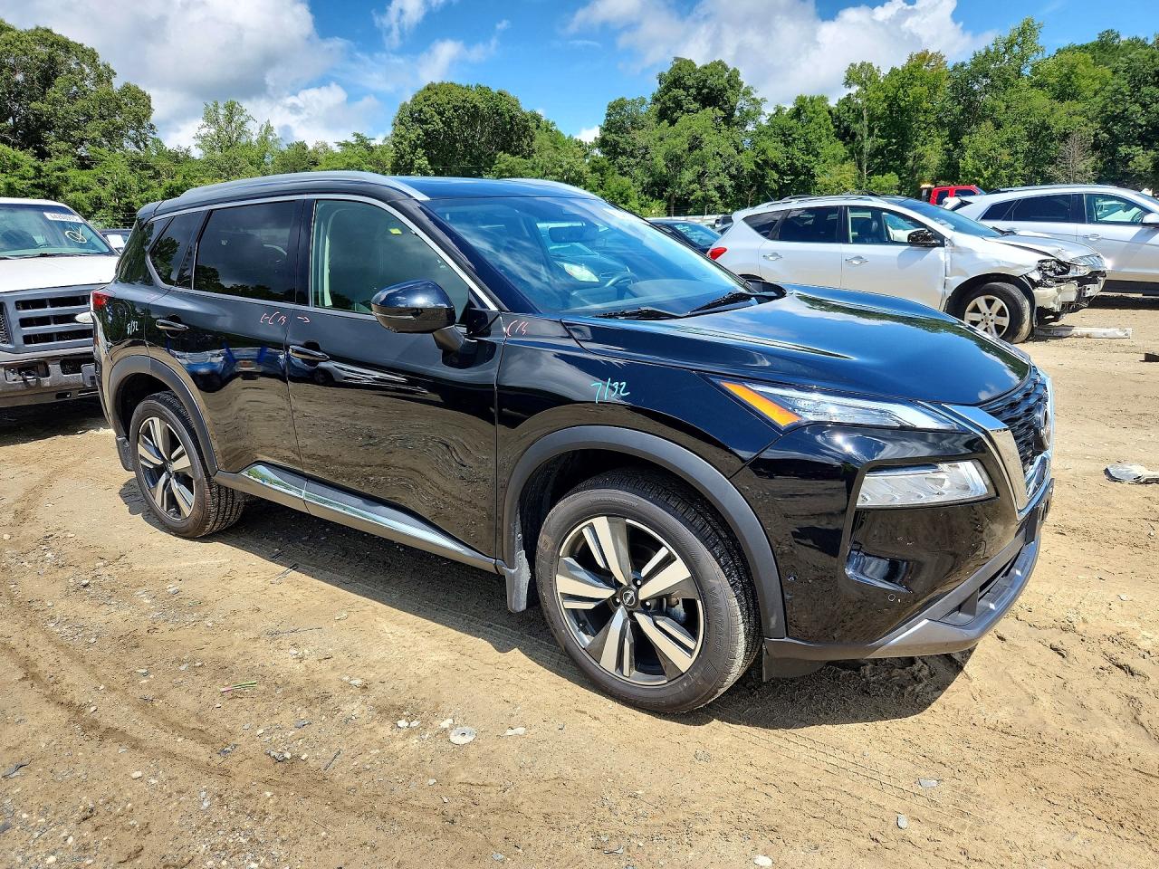 2023 Nissan Rogue Sl Black vin: 5N1BT3CB2PC739888
